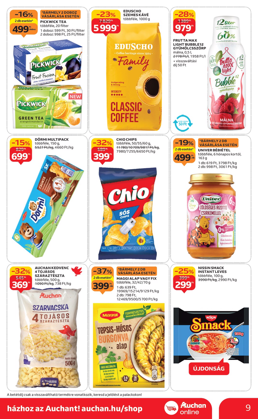 auchan - Auchan szupermarket akciós újság, érvényes 11.20. - 11.26. - page: 9