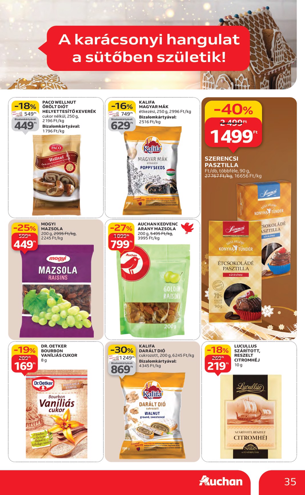 auchan - Auchan Hipermarket akciós újság, érvényes 11.27. - 12.03. - page: 35