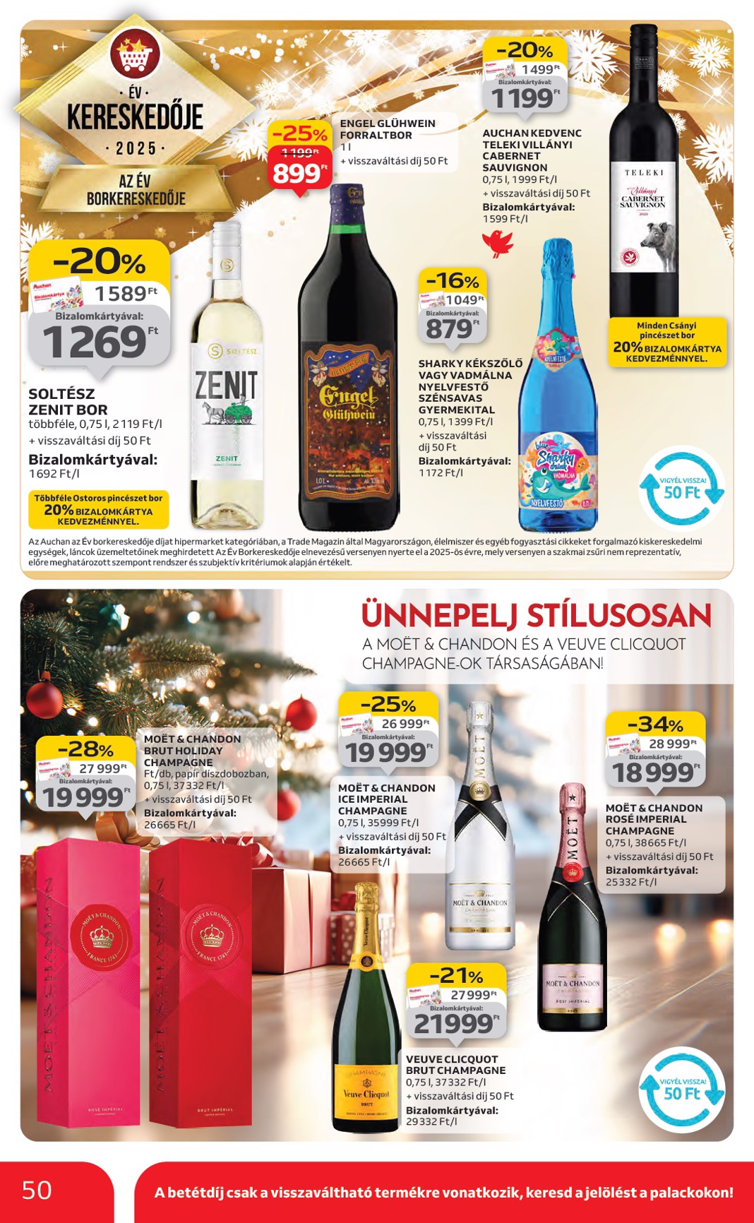 auchan - Auchan Hipermarket akciós újság, érvényes 11.27. - 12.03. - page: 50