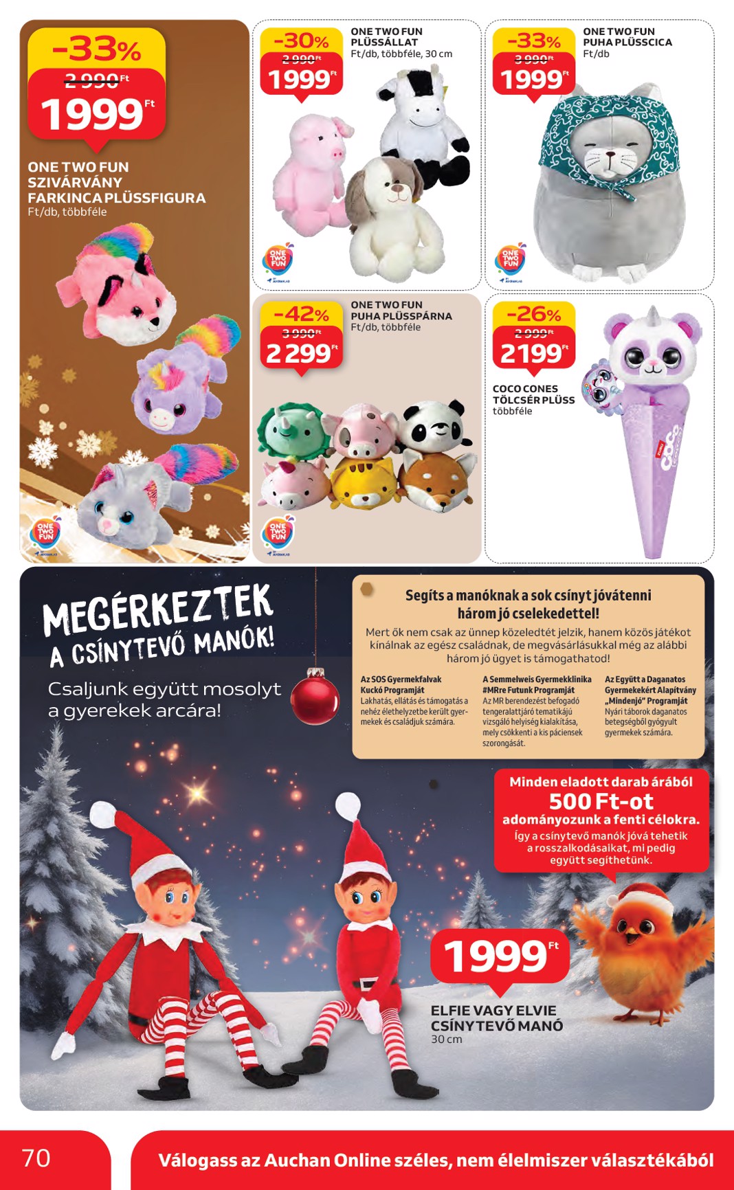 auchan - Auchan Hipermarket akciós újság, érvényes 11.27. - 12.03. - page: 70