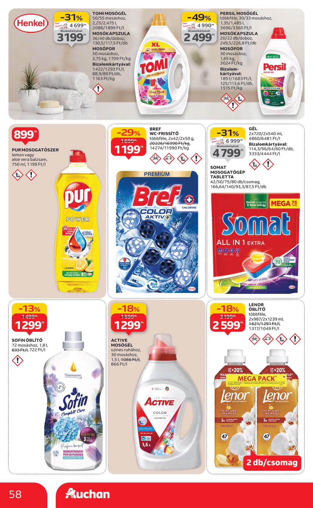 auchan - Auchan Hipermarket akciós újság, érvényes 11.27. - 12.03. - page: 58