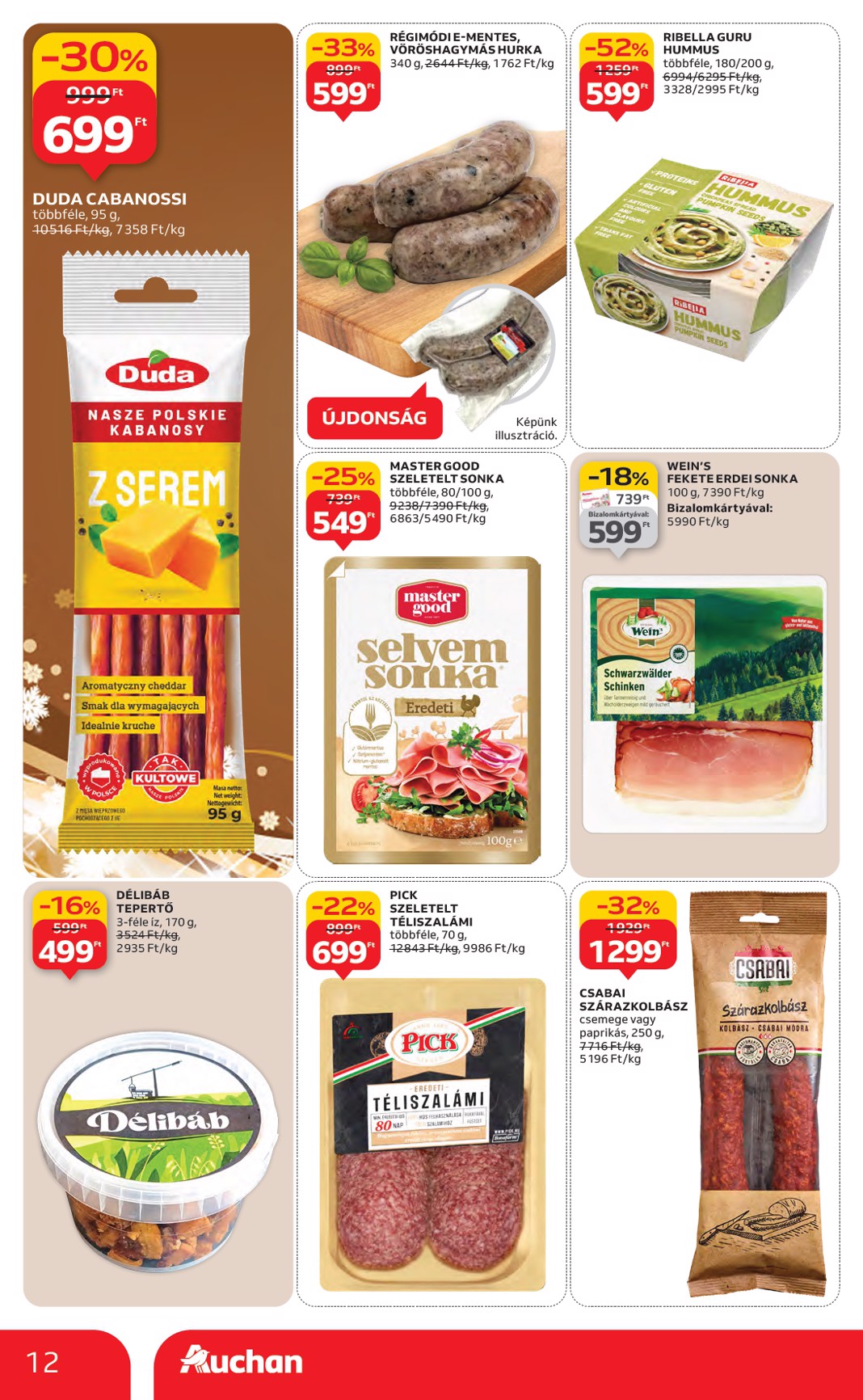 auchan - Auchan Hipermarket akciós újság, érvényes 11.27. - 12.03. - page: 12