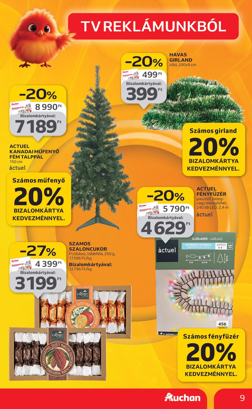 auchan - Auchan Hipermarket akciós újság, érvényes 11.27. - 12.03. - page: 9