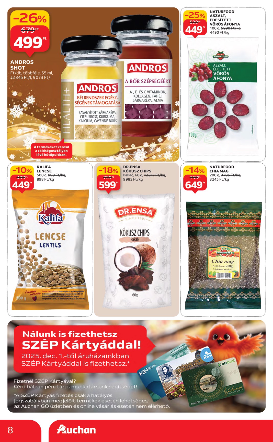 auchan - Auchan Hipermarket akciós újság, érvényes 11.27. - 12.03. - page: 8