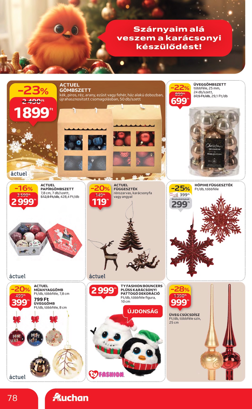 auchan - Auchan Hipermarket akciós újság, érvényes 11.27. - 12.03. - page: 78