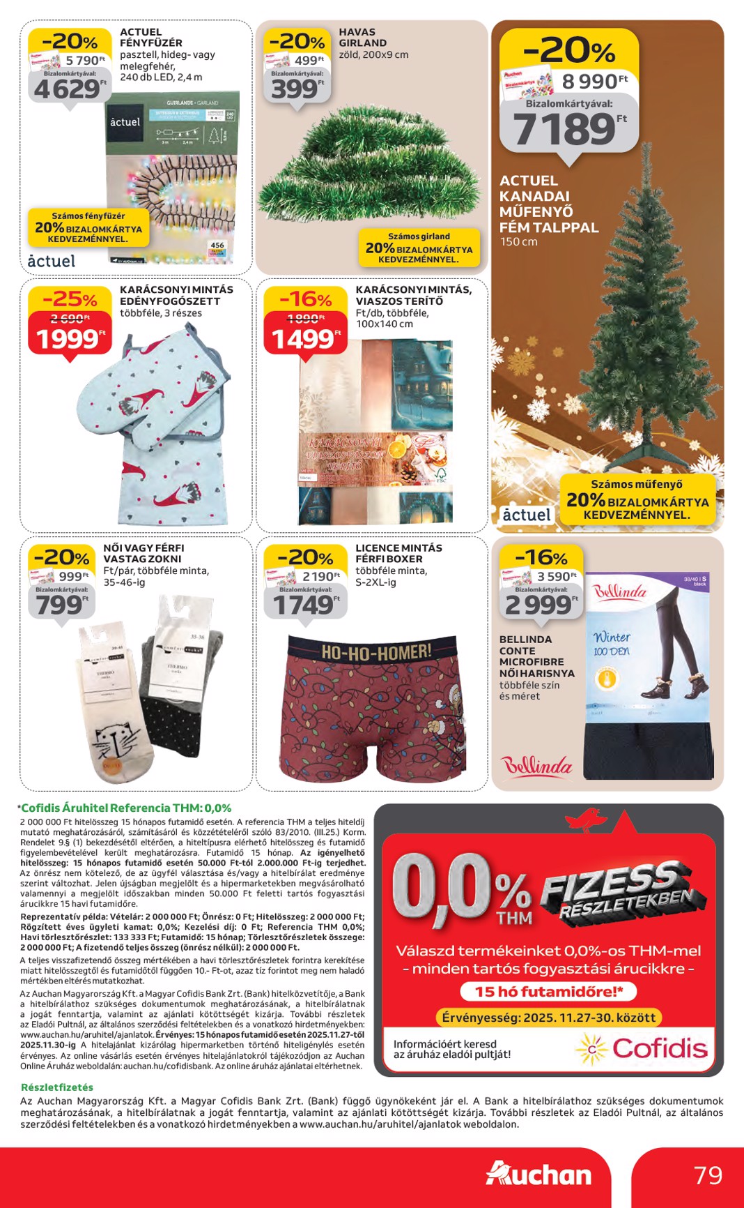 auchan - Auchan Hipermarket akciós újság, érvényes 11.27. - 12.03. - page: 79