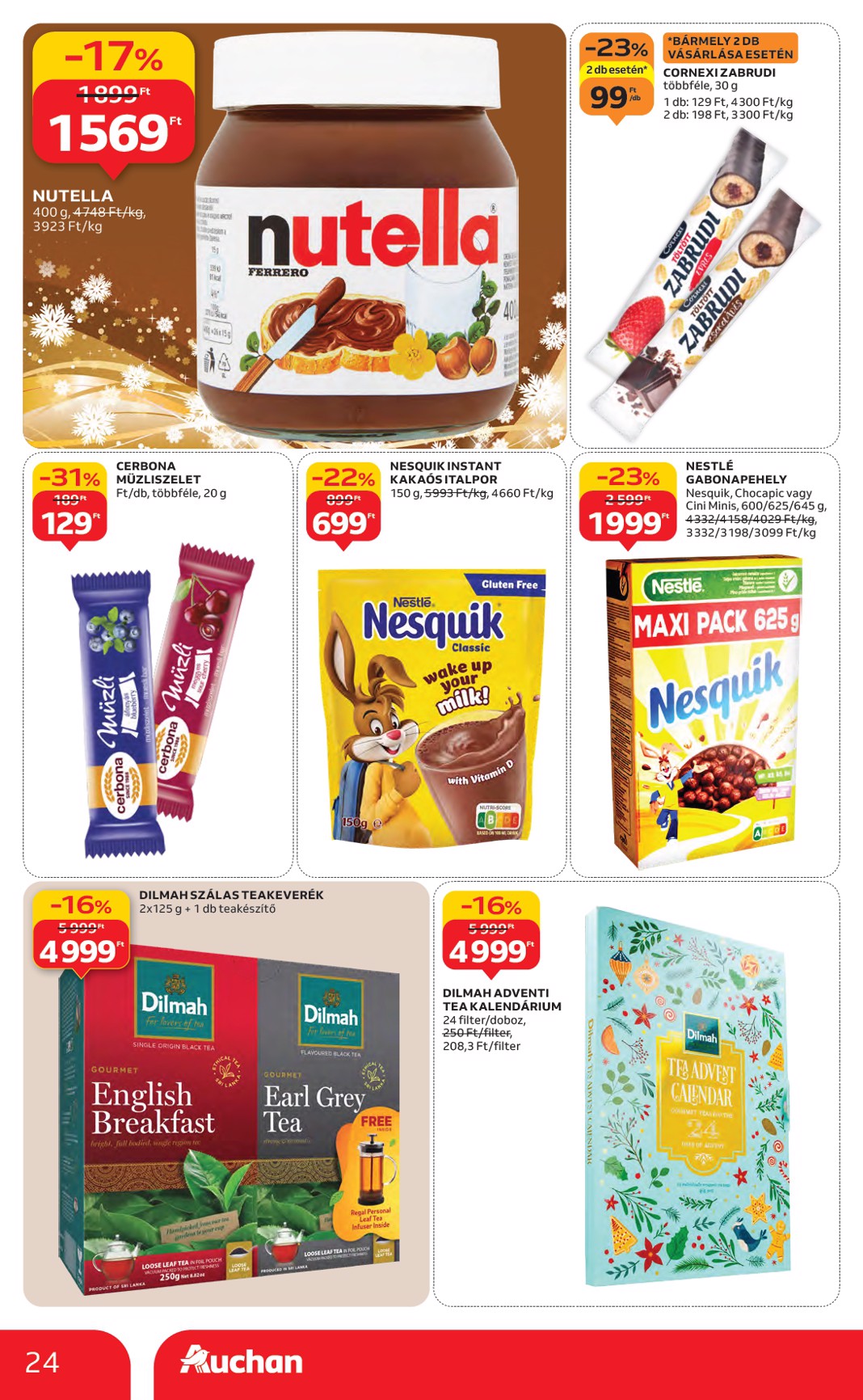 auchan - Auchan Hipermarket akciós újság, érvényes 11.27. - 12.03. - page: 24