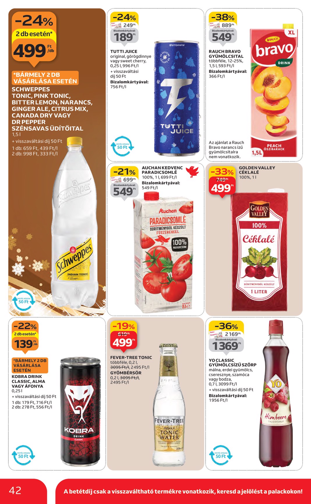 auchan - Auchan Hipermarket akciós újság, érvényes 11.27. - 12.03. - page: 42
