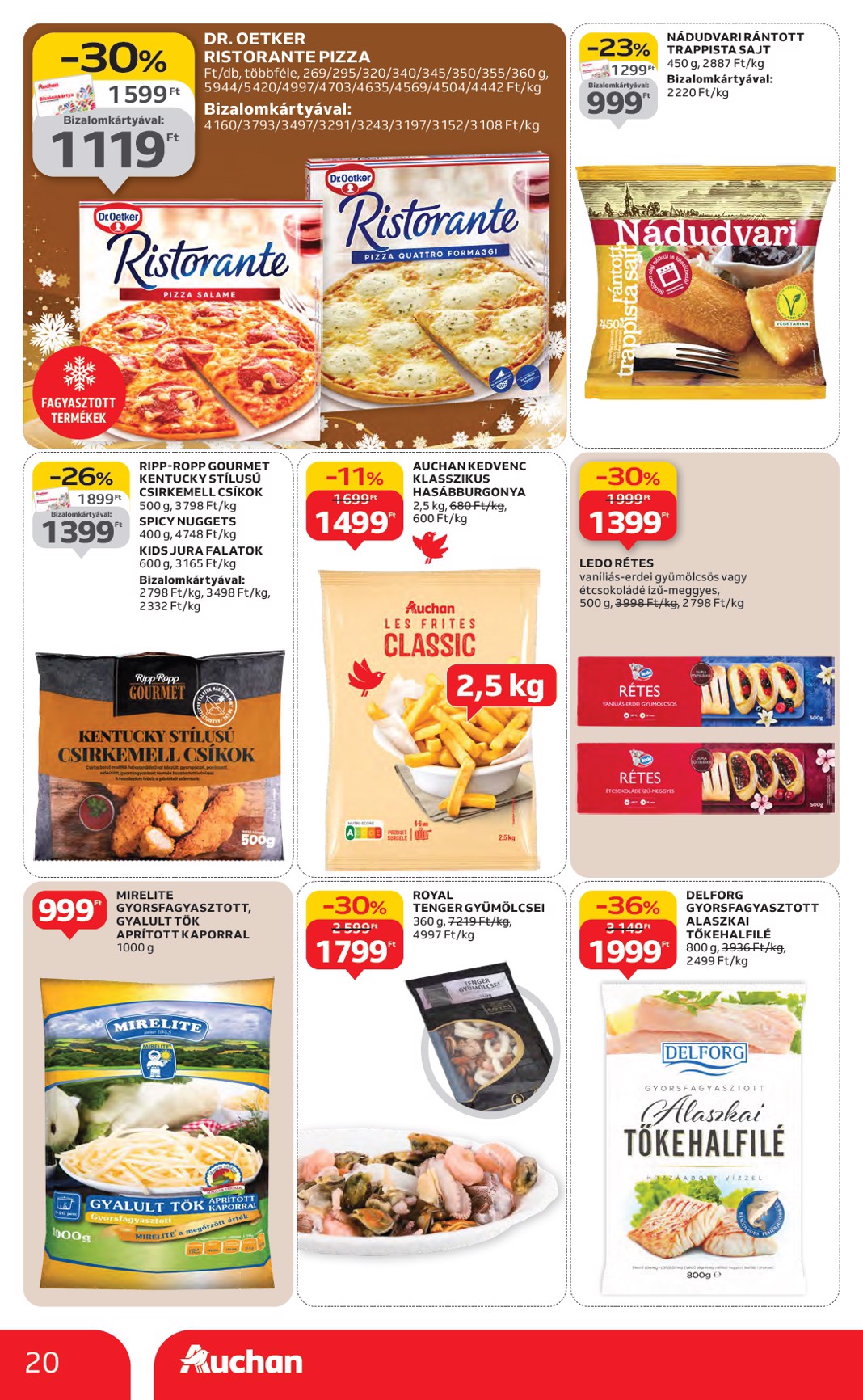 auchan - Auchan Hipermarket akciós újság, érvényes 11.27. - 12.03. - page: 20
