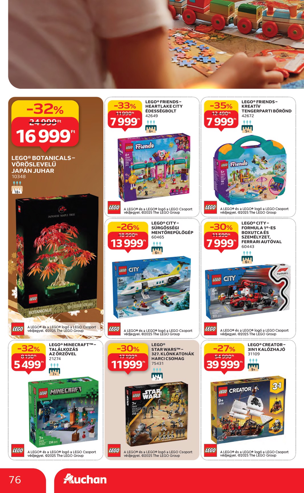 auchan - Auchan Hipermarket akciós újság, érvényes 11.27. - 12.03. - page: 76