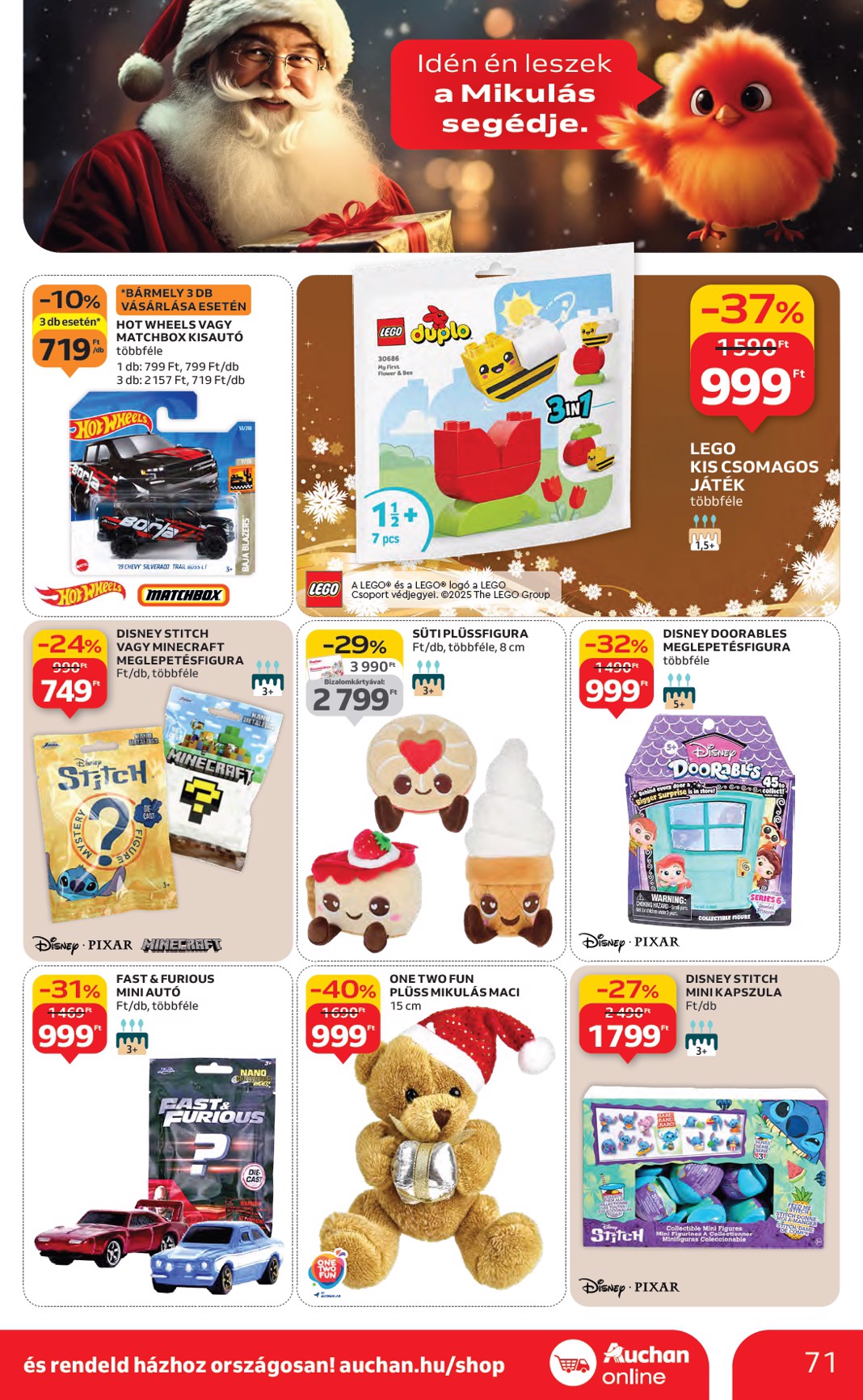 auchan - Auchan Hipermarket akciós újság, érvényes 11.27. - 12.03. - page: 71