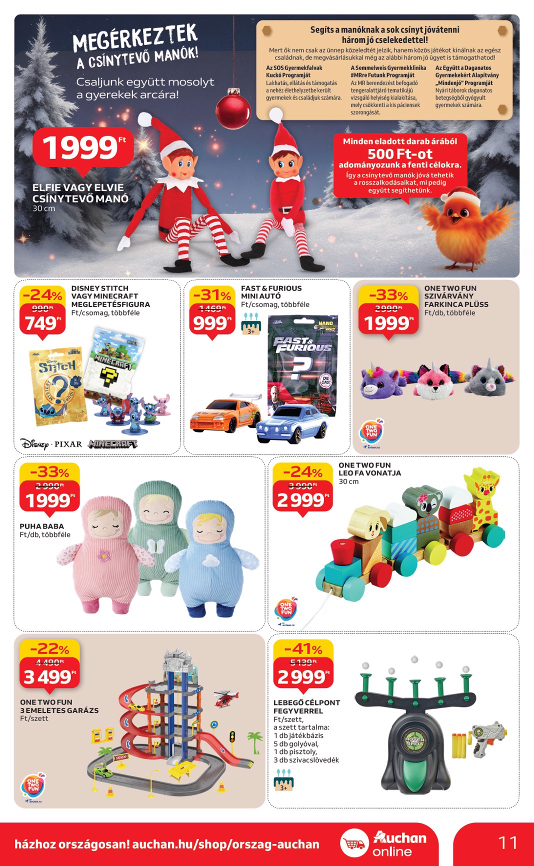 auchan - Auchan szupermarket akciós újság, érvényes 11.27. - 12.03. - page: 11