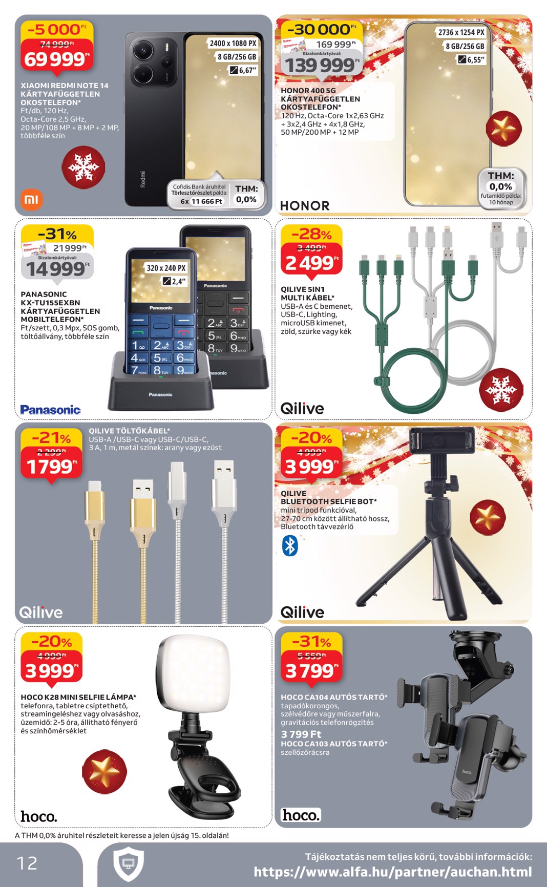 auchan - Auchan - Elektronikai ajánlataink akciós újság, érvényes 11.27. - 12.10. - page: 12