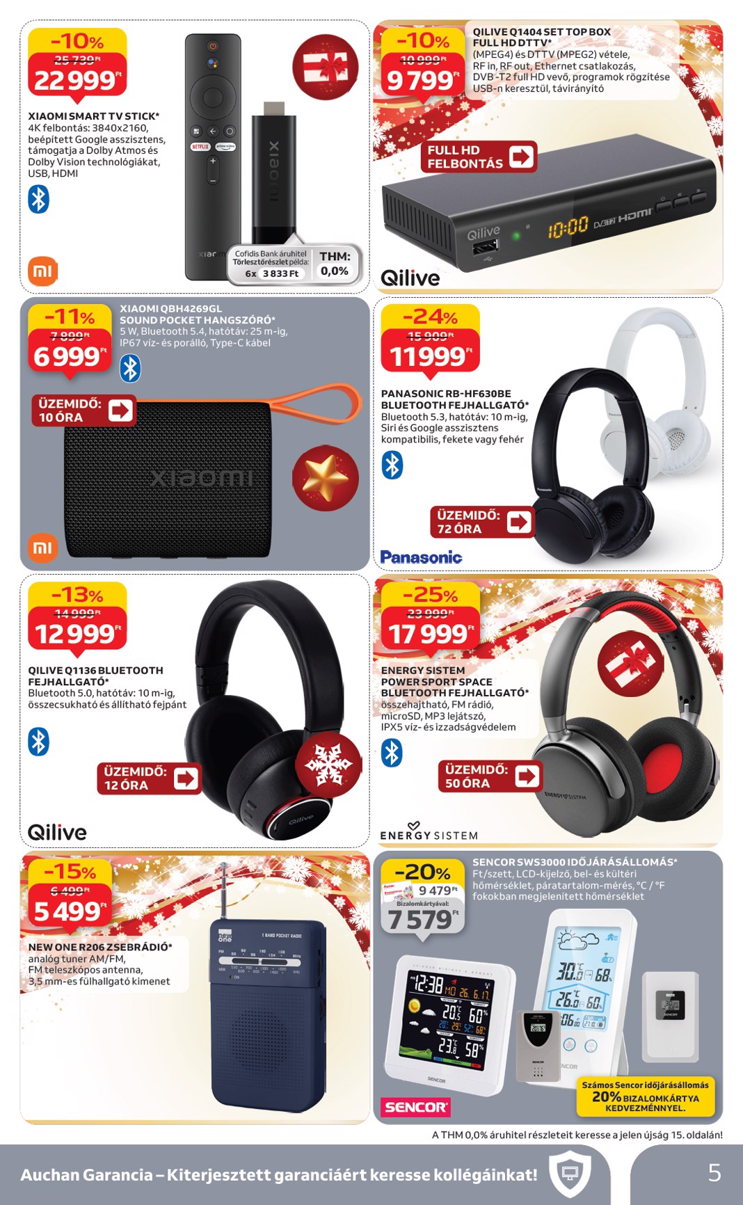 auchan - Auchan - Elektronikai ajánlataink akciós újság, érvényes 11.27. - 12.10. - page: 5