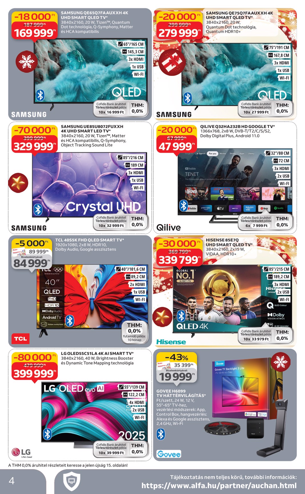 auchan - Auchan - Elektronikai ajánlataink akciós újság, érvényes 11.27. - 12.10. - page: 4