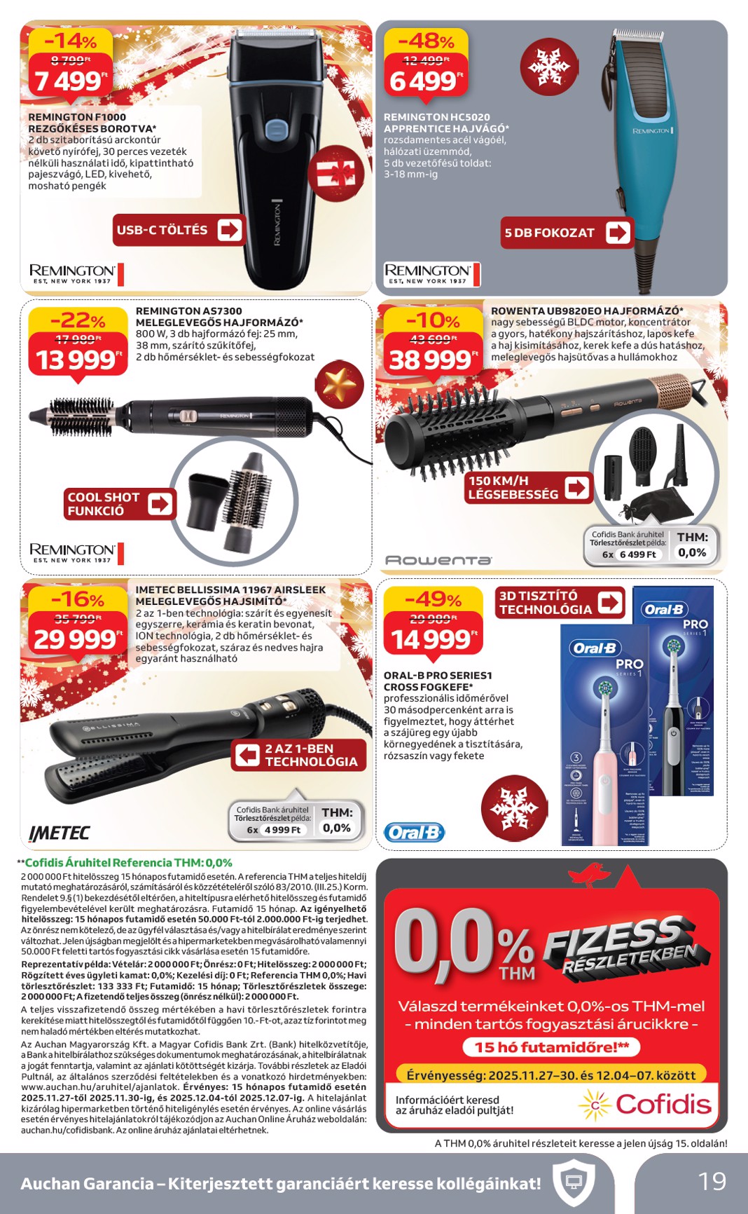 auchan - Auchan - Elektronikai ajánlataink akciós újság, érvényes 11.27. - 12.10. - page: 19