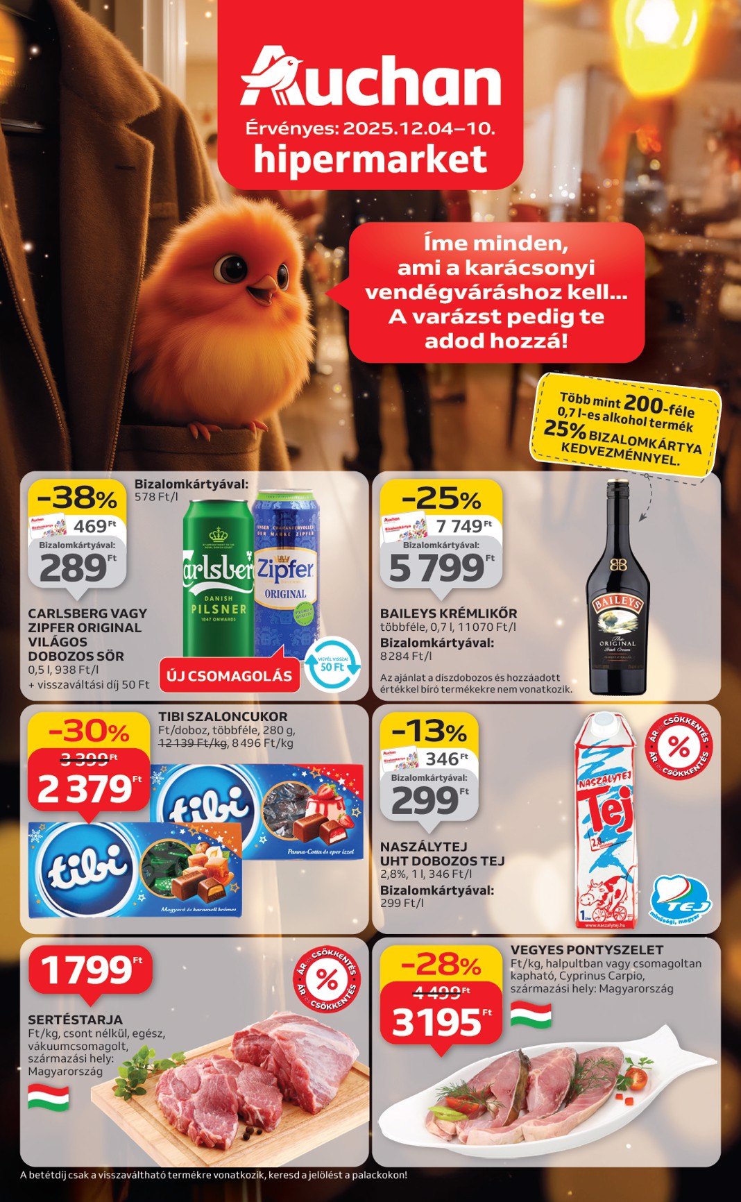 auchan - Auchan Hipermarket akciós újság, érvényes 12.04. - 12.10.