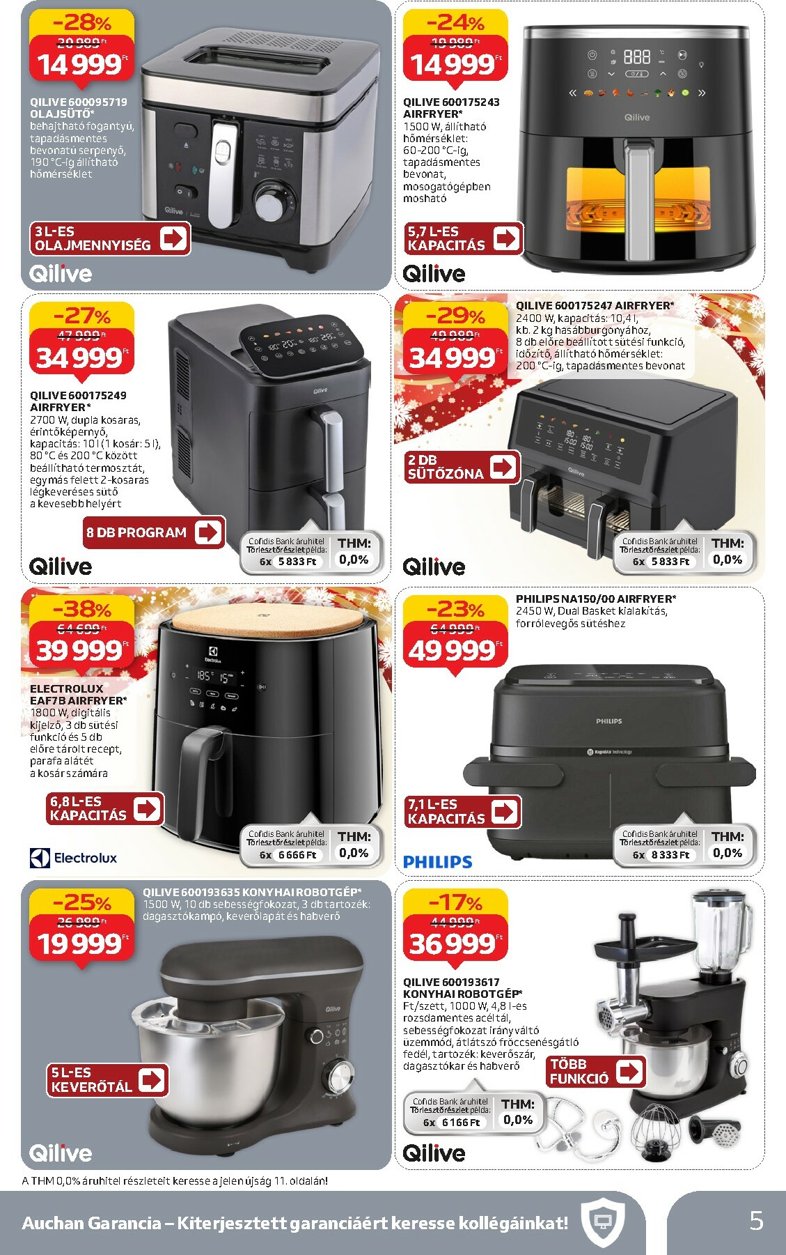 auchan - Auchan Hipermarket - Tamévkezdési ajánlataink akciós újság, érvényes 12.11. - 12.24. - page: 5