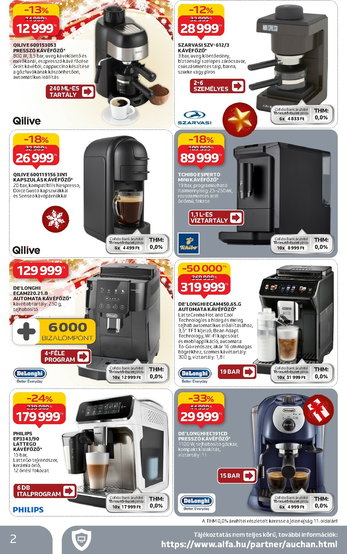 auchan - Auchan Hipermarket - Tamévkezdési ajánlataink akciós újság, érvényes 12.11. - 12.24. - page: 2