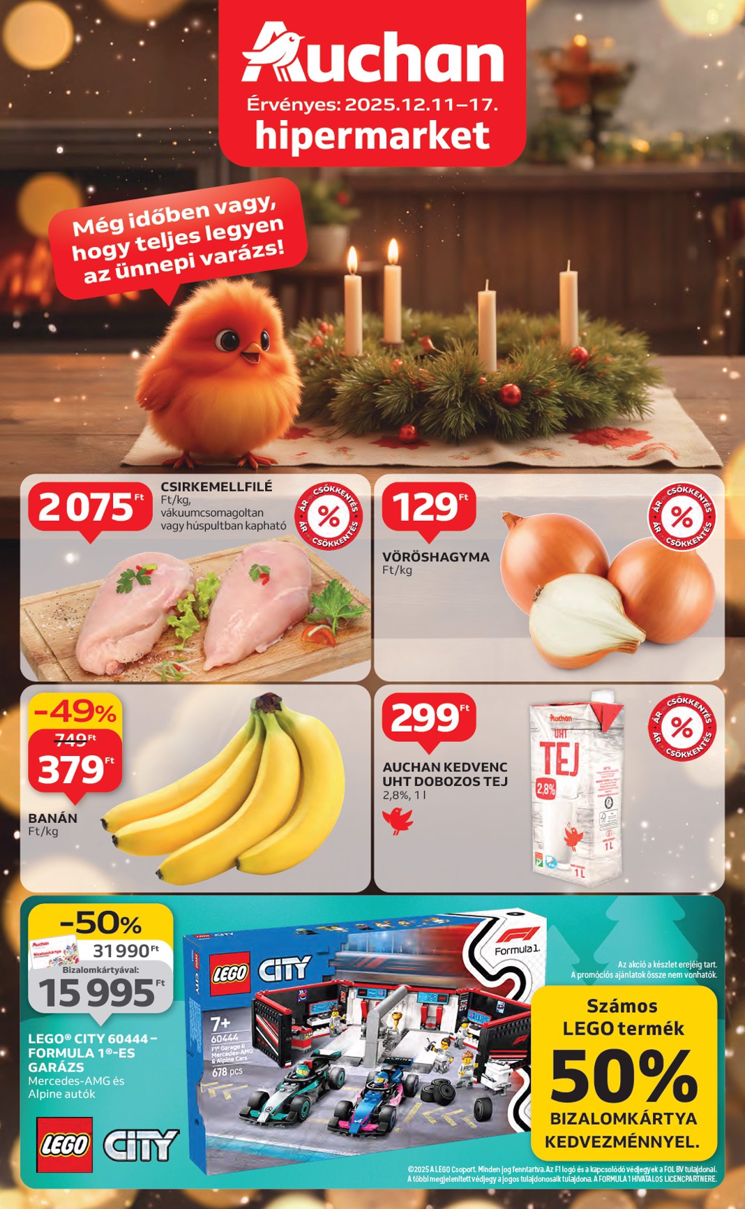 auchan - Auchan Hipermarket akciós újság, érvényes 12.11. - 12.17.