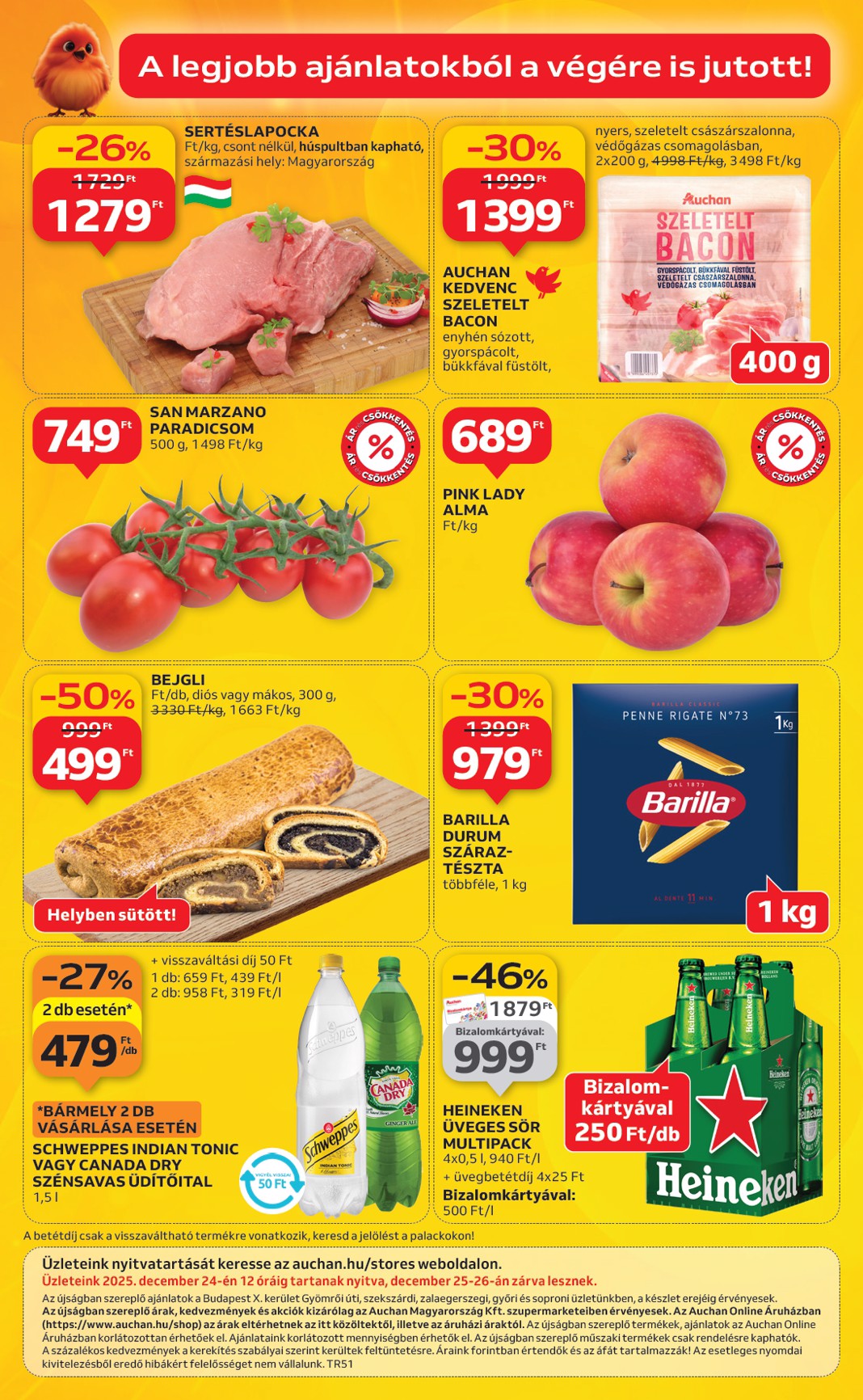 auchan - Auchan szupermarket akciós újság, érvényes 12.18. - 12.24. - page: 12