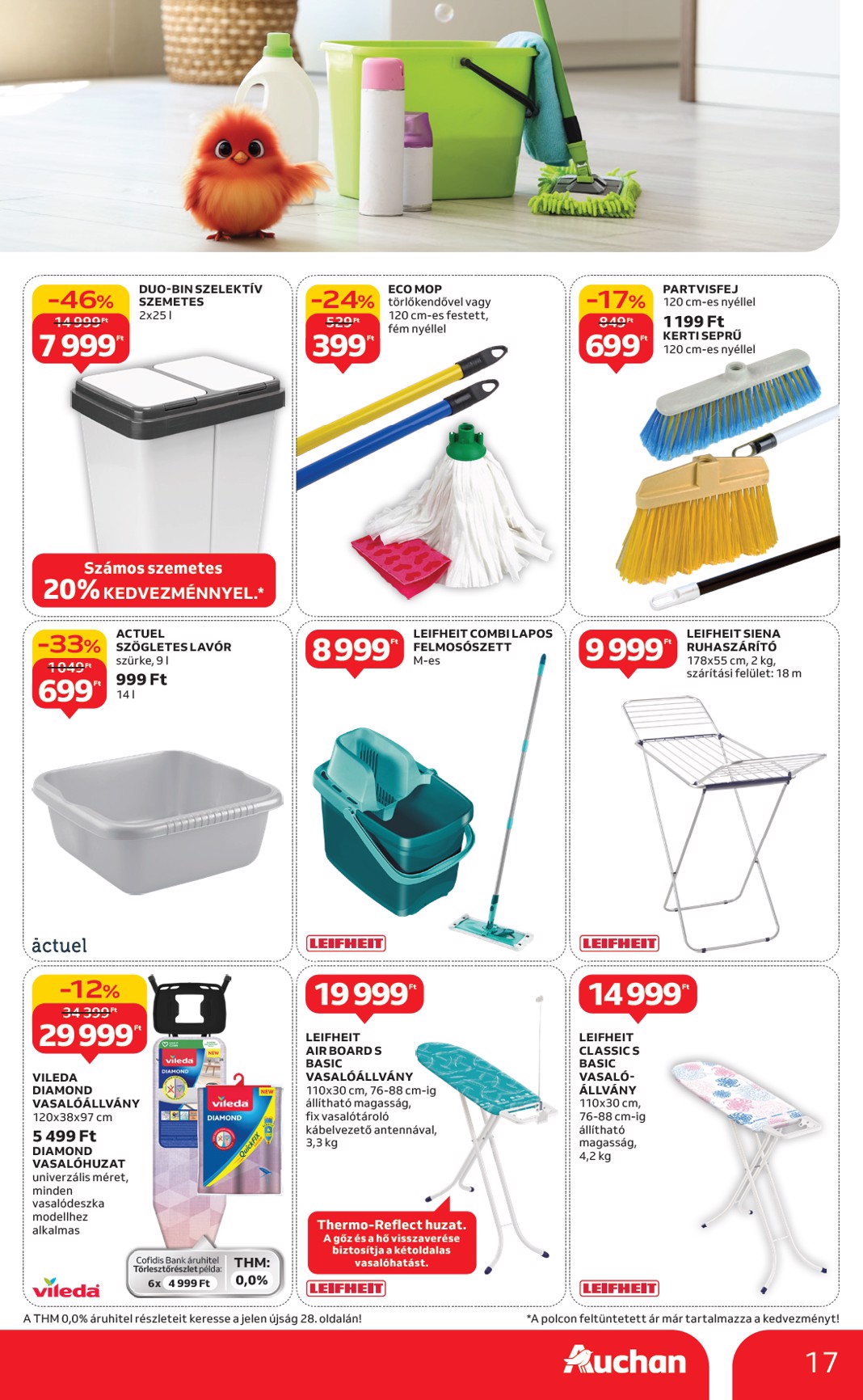 auchan - Auchan Hipermarket - Fehér hetek hipermarket ajánlataink akciós újság, érvényes 12.24. - 01.21. - page: 17