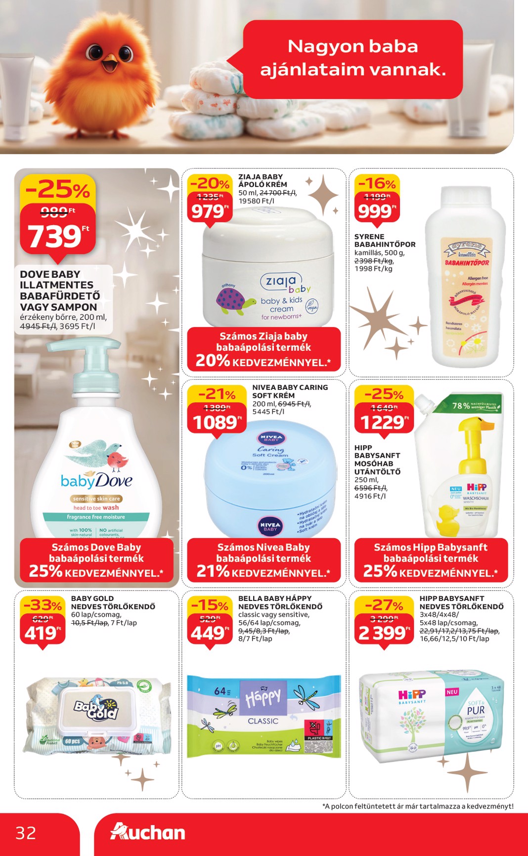 auchan - Auchan Hipermarket - Fehér hetek hipermarket ajánlataink akciós újság, érvényes 12.24. - 01.21. - page: 32