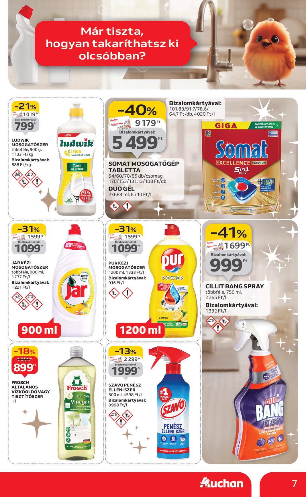 auchan - Auchan Hipermarket - Fehér hetek hipermarket ajánlataink akciós újság, érvényes 12.24. - 01.21. - page: 7