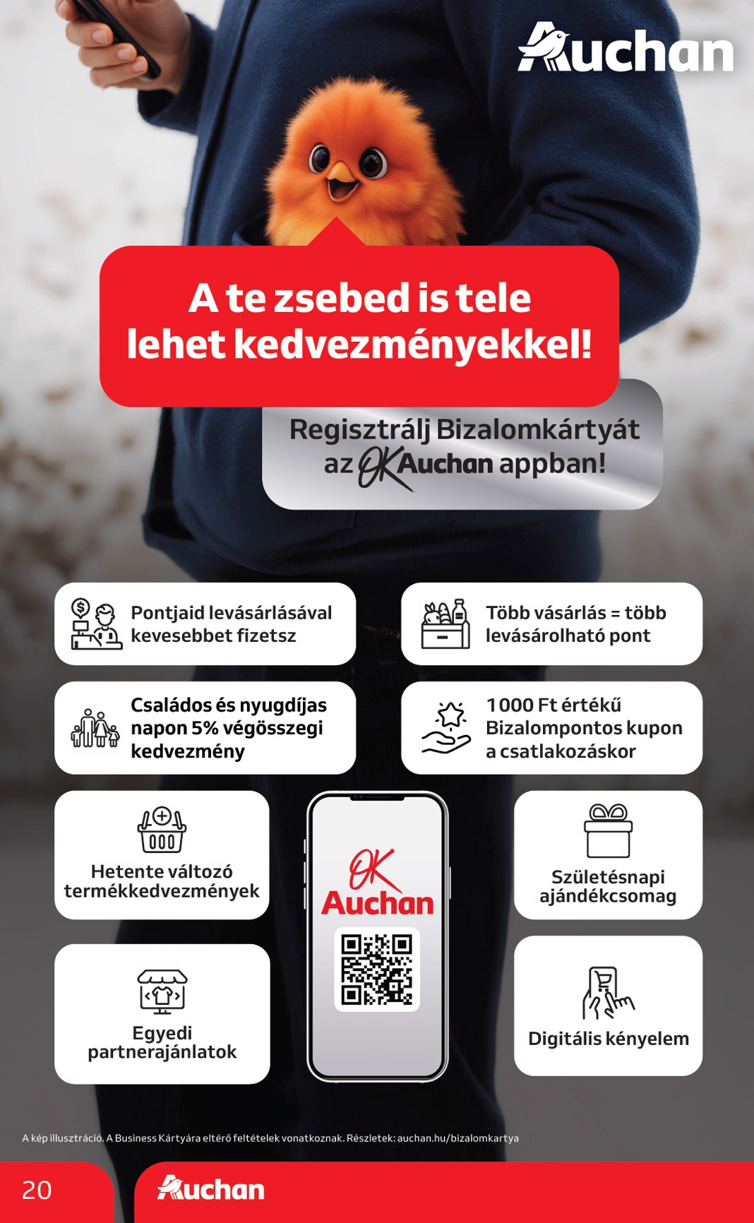 auchan - Auchan Hipermarket - Fehér hetek hipermarket ajánlataink akciós újság, érvényes 12.24. - 01.21. - page: 20