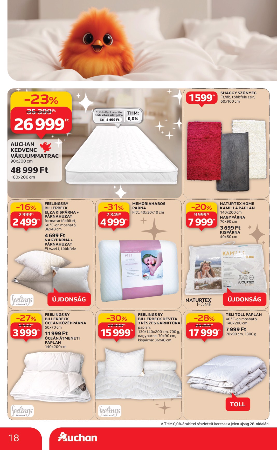 auchan - Auchan Hipermarket - Fehér hetek hipermarket ajánlataink akciós újság, érvényes 12.24. - 01.21. - page: 18