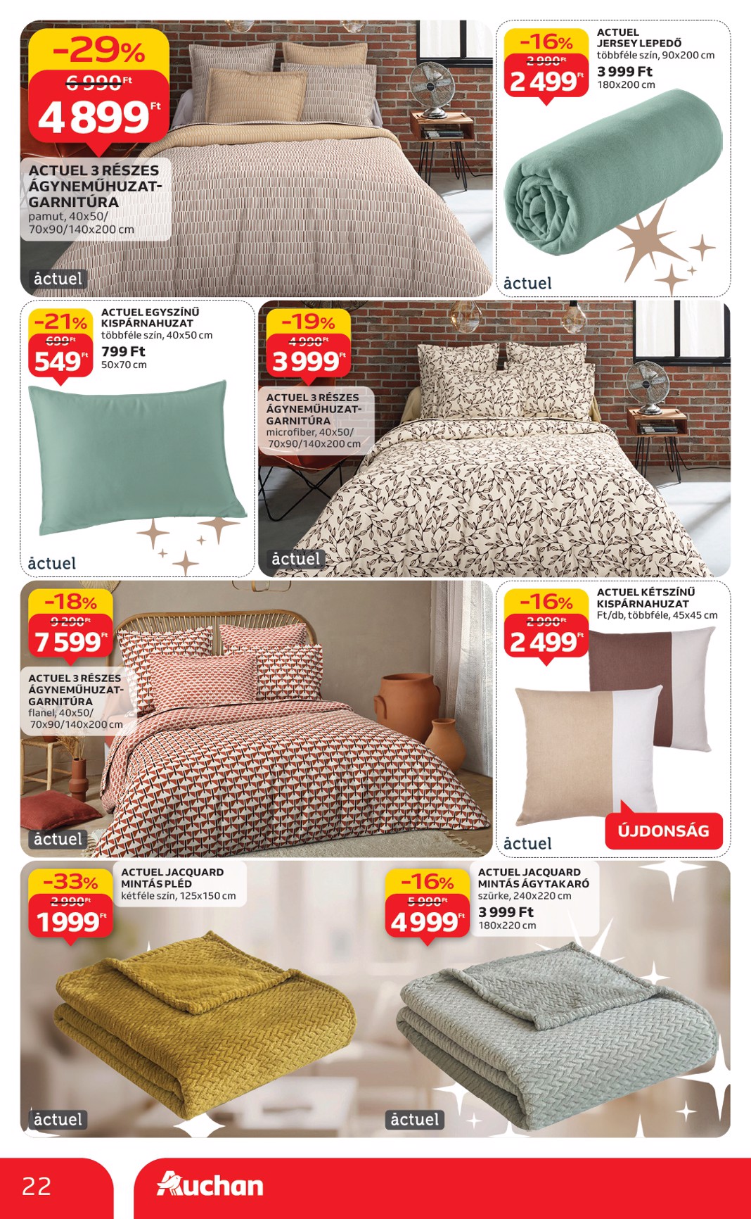 auchan - Auchan Hipermarket - Fehér hetek hipermarket ajánlataink akciós újság, érvényes 12.24. - 01.21. - page: 22