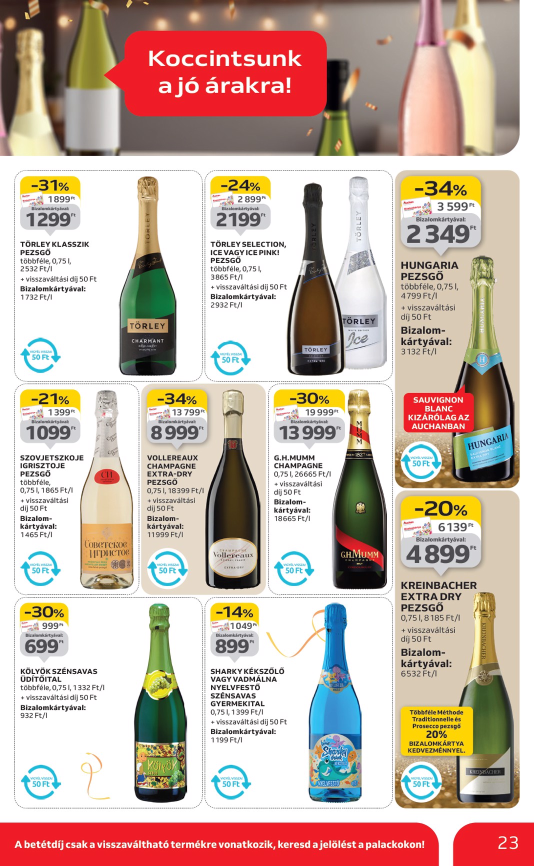 auchan - Auchan Hipermarket akciós újság, érvényes 12.27. - 12.31. - page: 23