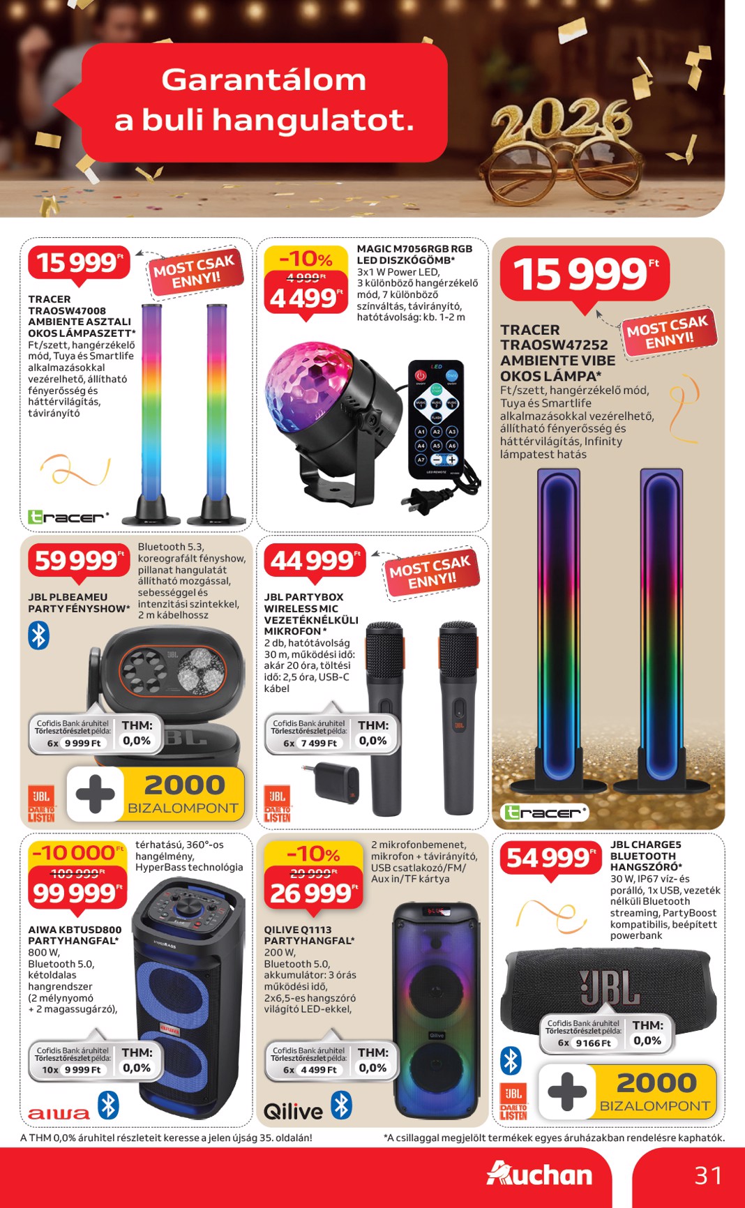 auchan - Auchan Hipermarket akciós újság, érvényes 12.27. - 12.31. - page: 31