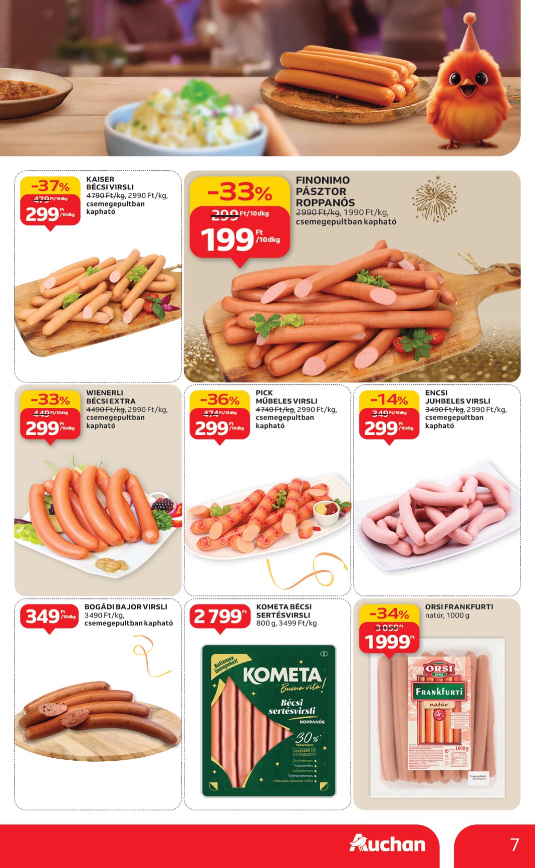 auchan - Auchan Hipermarket akciós újság, érvényes 12.27. - 12.31. - page: 7