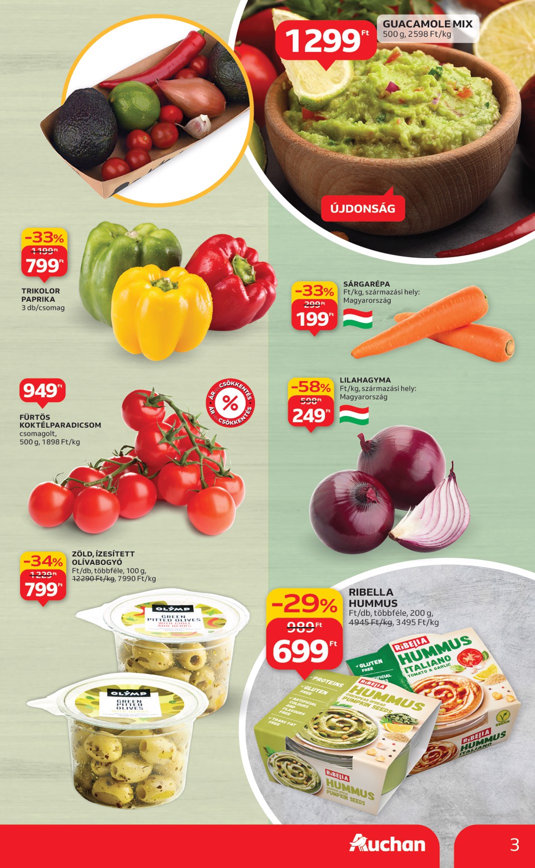 auchan - Auchan Hipermarket akciós újság, érvényes 12.27. - 12.31. - page: 3