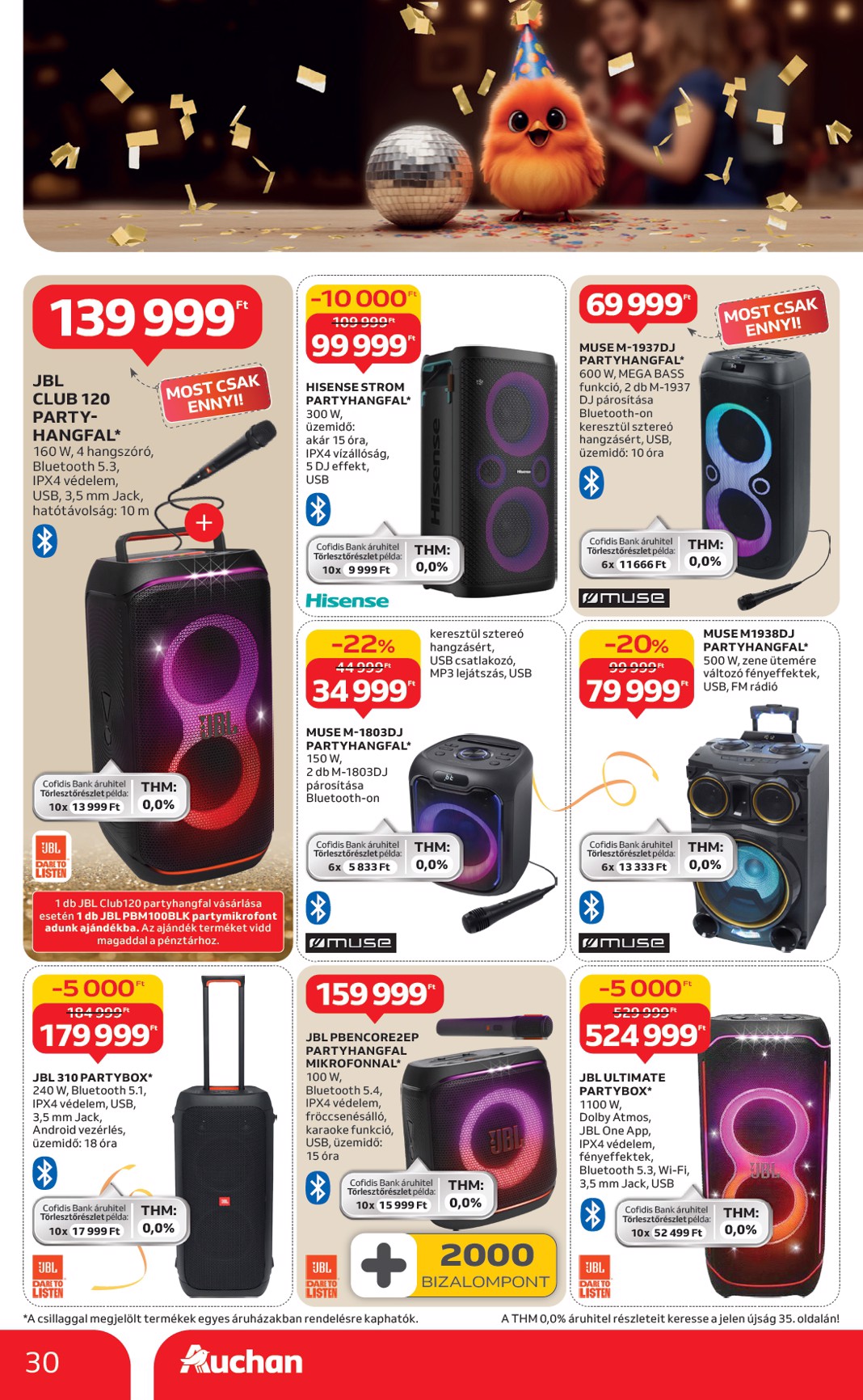 auchan - Auchan Hipermarket akciós újság, érvényes 12.27. - 12.31. - page: 30