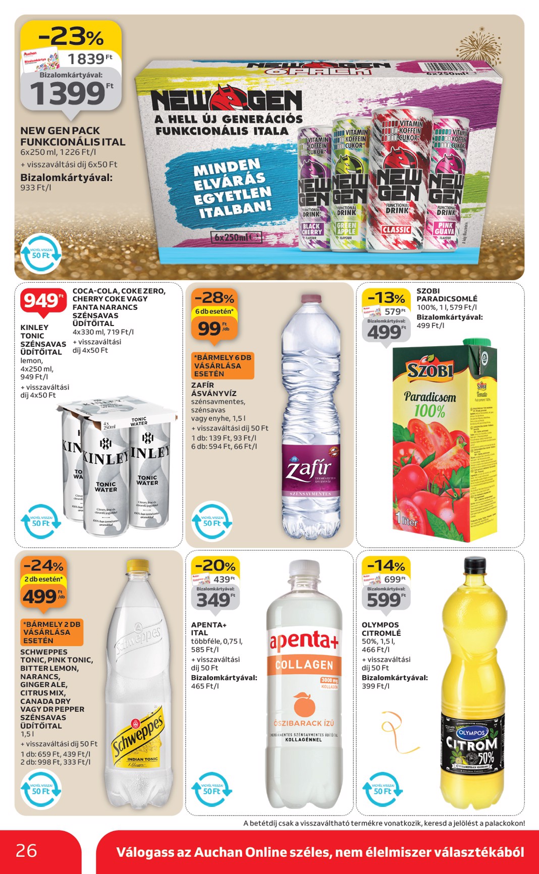 auchan - Auchan Hipermarket akciós újság, érvényes 12.27. - 12.31. - page: 26