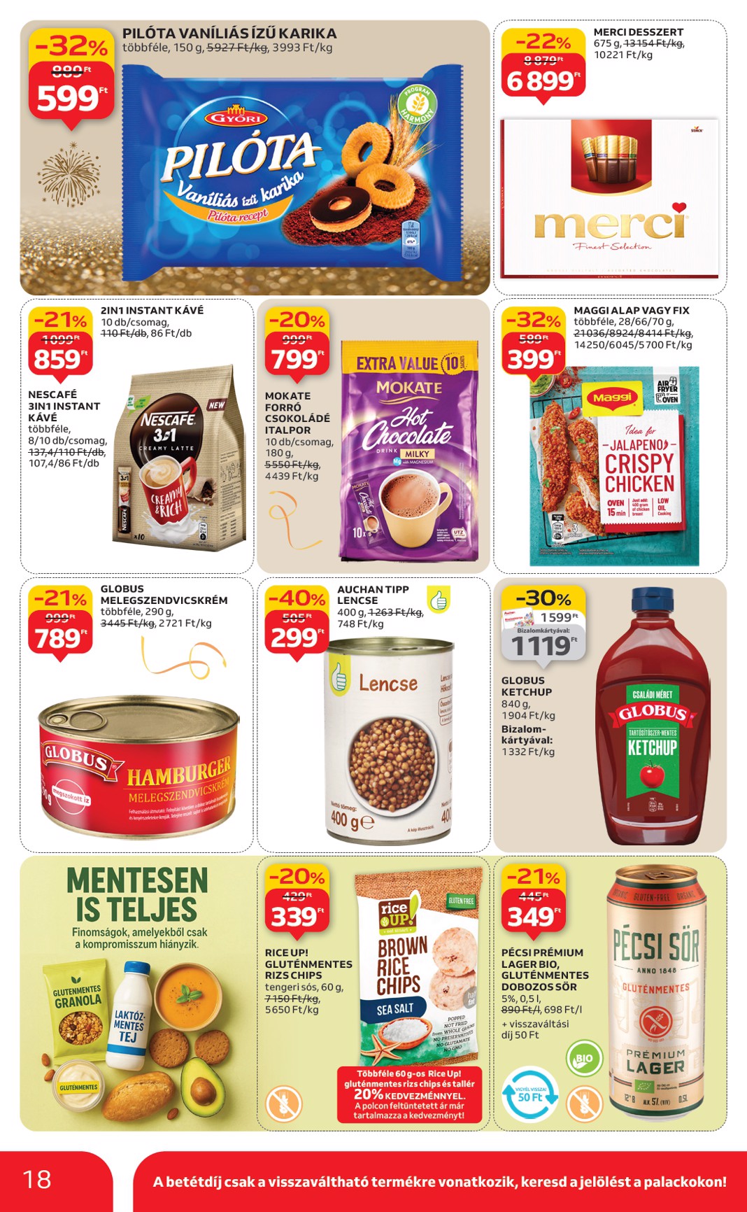 auchan - Auchan Hipermarket akciós újság, érvényes 12.27. - 12.31. - page: 18