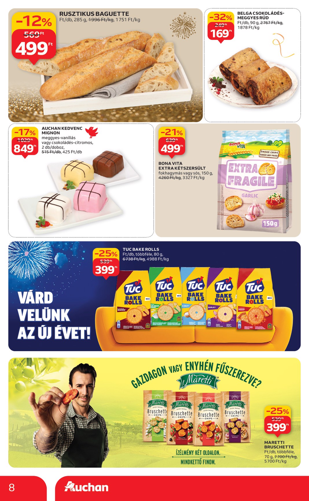 auchan - Auchan Hipermarket akciós újság, érvényes 12.27. - 12.31. - page: 8