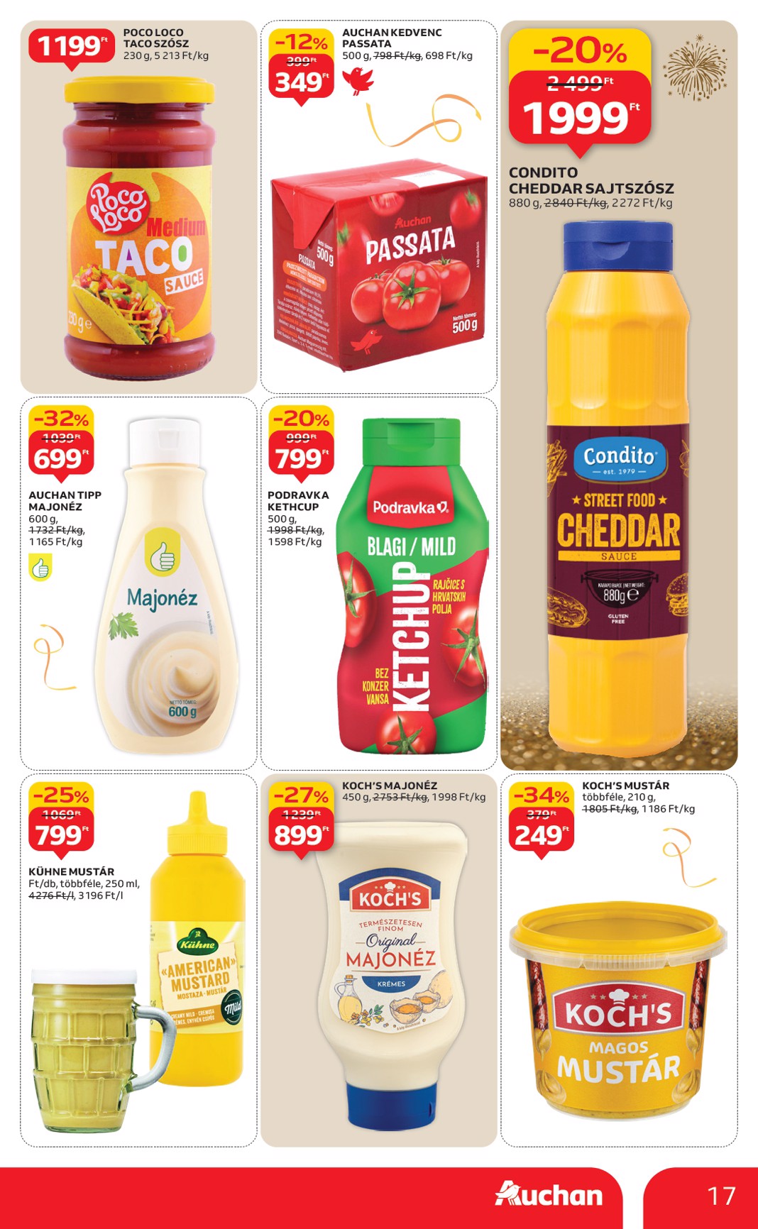 auchan - Auchan Hipermarket akciós újság, érvényes 12.27. - 12.31. - page: 17