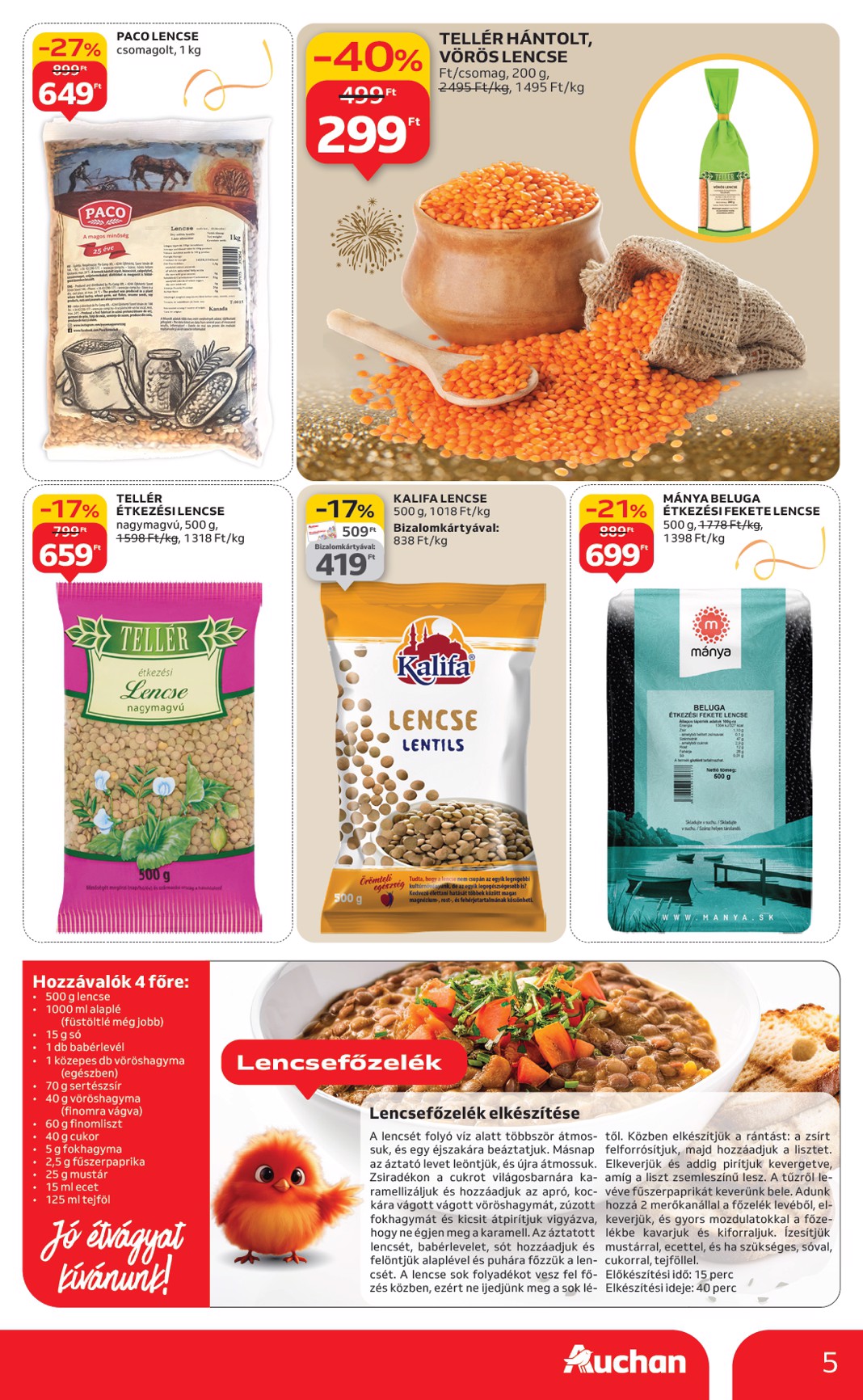 auchan - Auchan Hipermarket akciós újság, érvényes 12.27. - 12.31. - page: 5