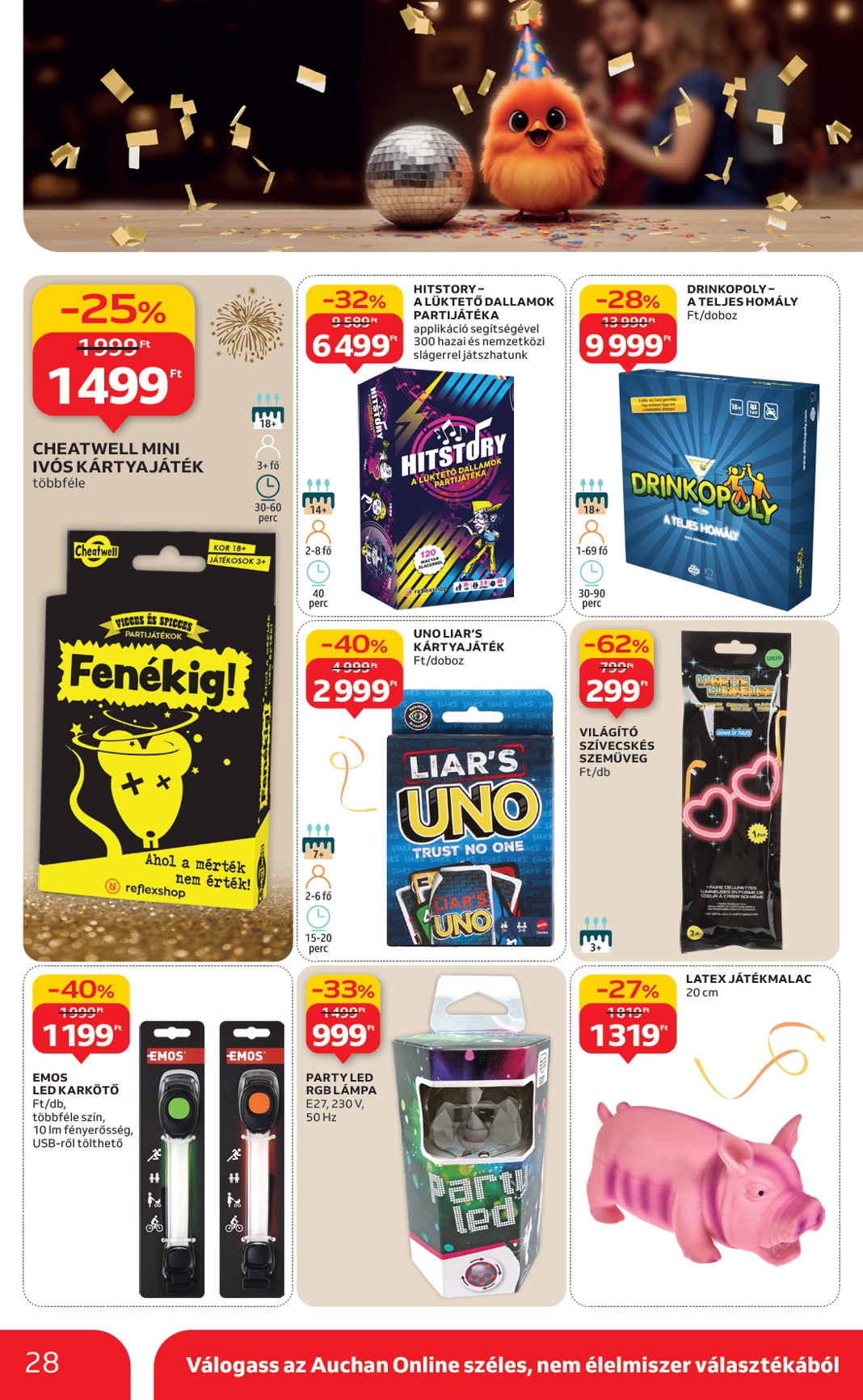 auchan - Auchan Hipermarket akciós újság, érvényes 12.27. - 12.31. - page: 28