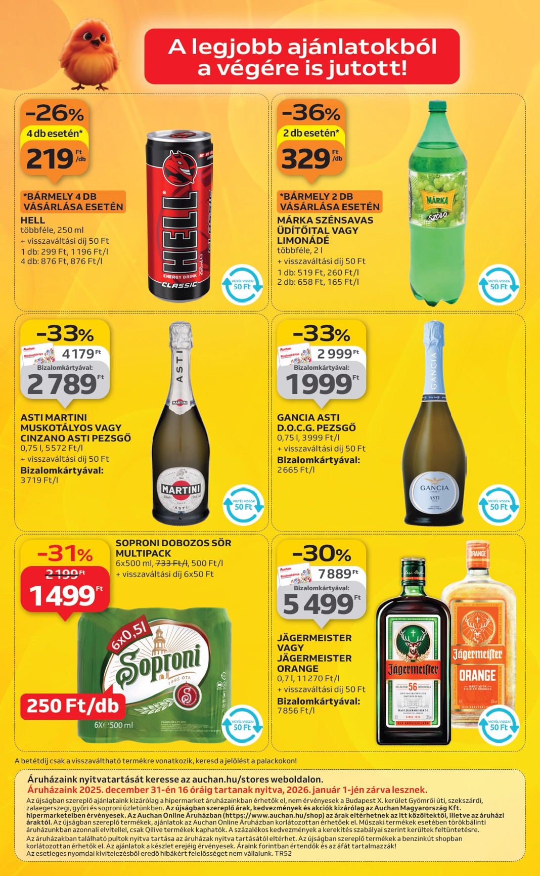 auchan - Auchan Hipermarket akciós újság, érvényes 12.27. - 12.31. - page: 36