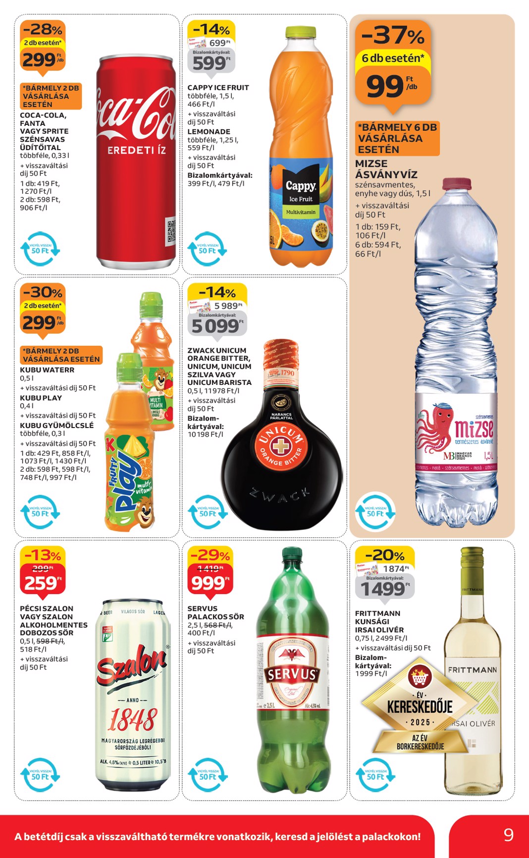 auchan - Auchan szupermarket akciós újság, érvényes 01.02. - 01.07. - page: 9