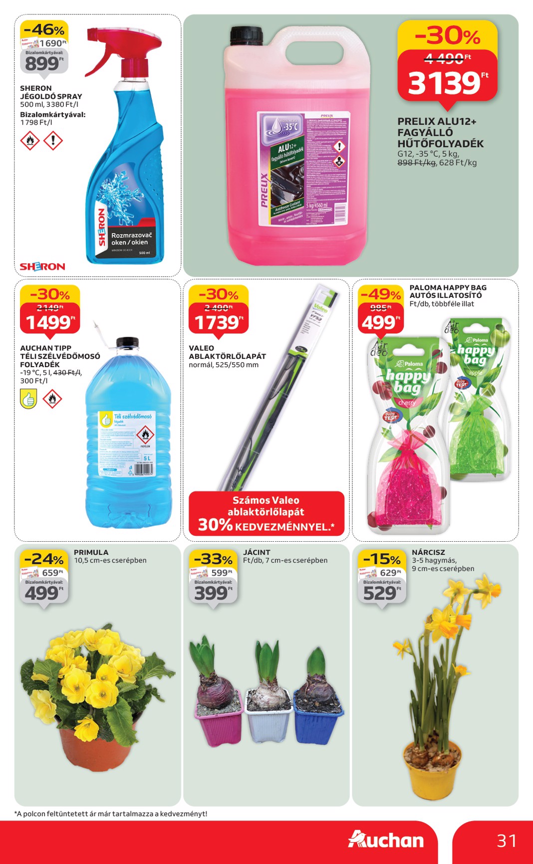 auchan - Auchan Hipermarket akciós újság, érvényes 01.02. - 01.07. - page: 31
