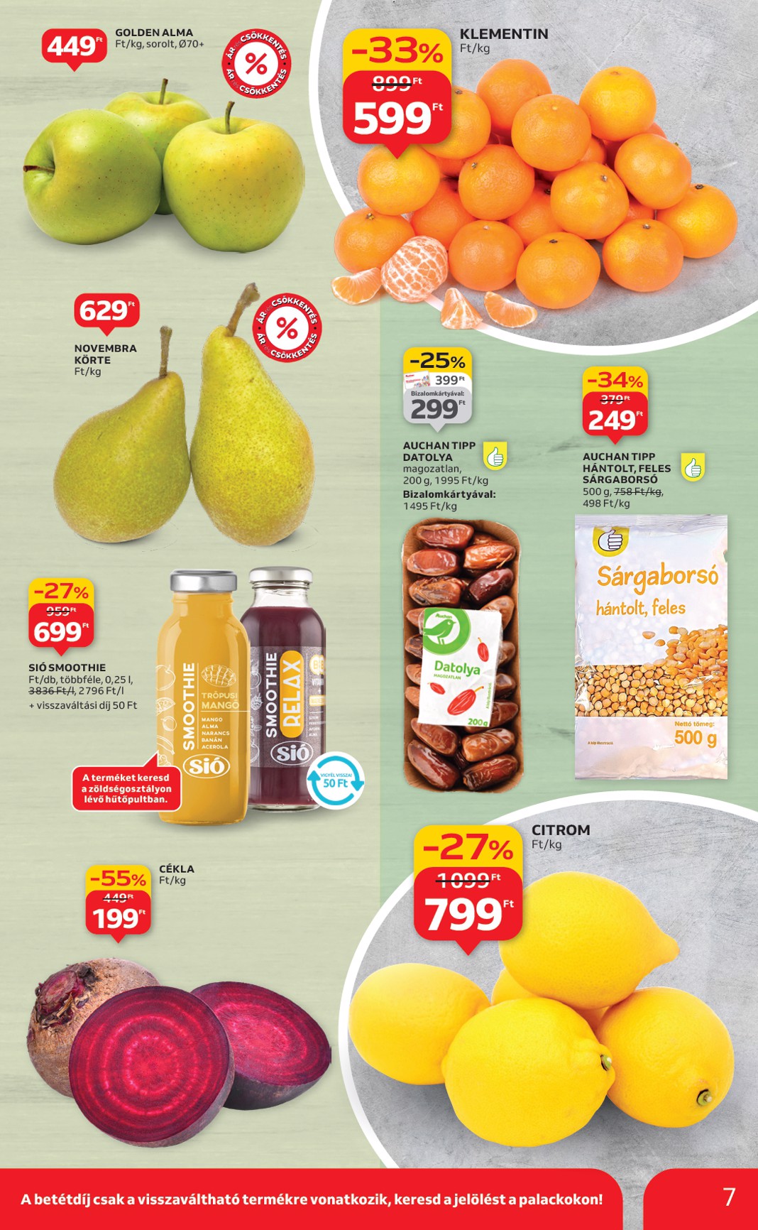 auchan - Auchan Hipermarket akciós újság, érvényes 01.02. - 01.07. - page: 7