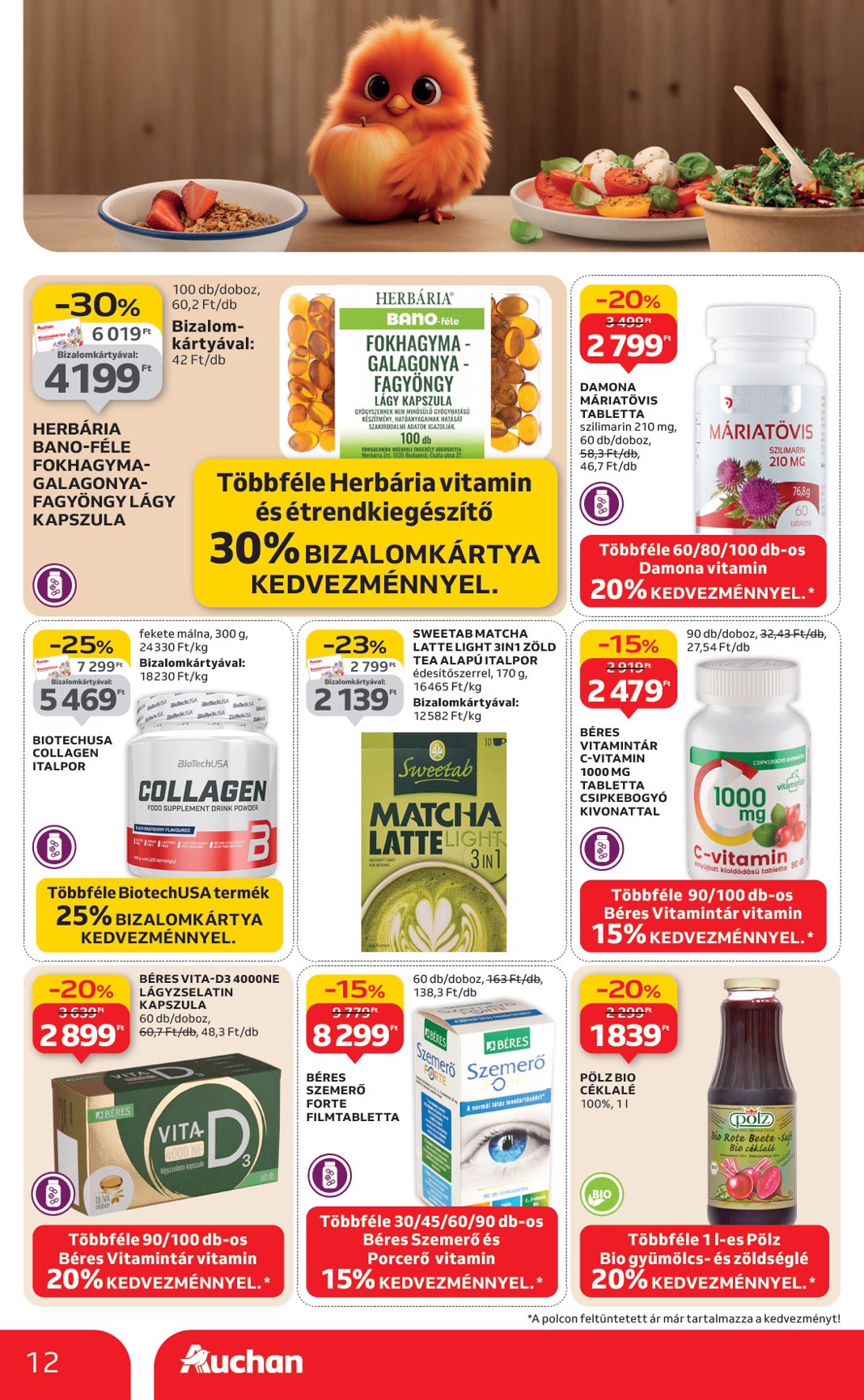 auchan - Auchan Hipermarket akciós újság, érvényes 01.02. - 01.07. - page: 12