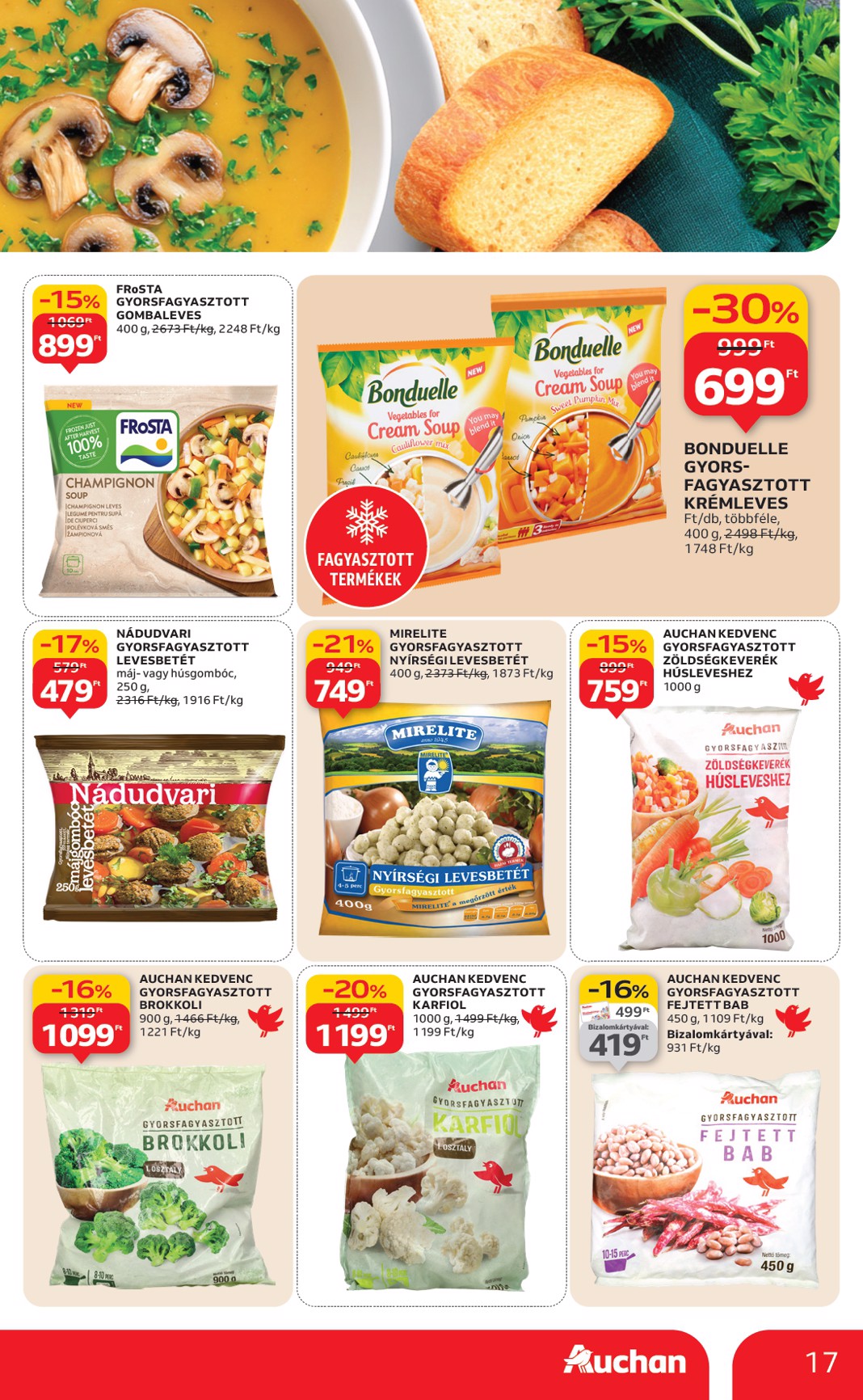 auchan - Auchan Hipermarket akciós újság, érvényes 01.02. - 01.07. - page: 17