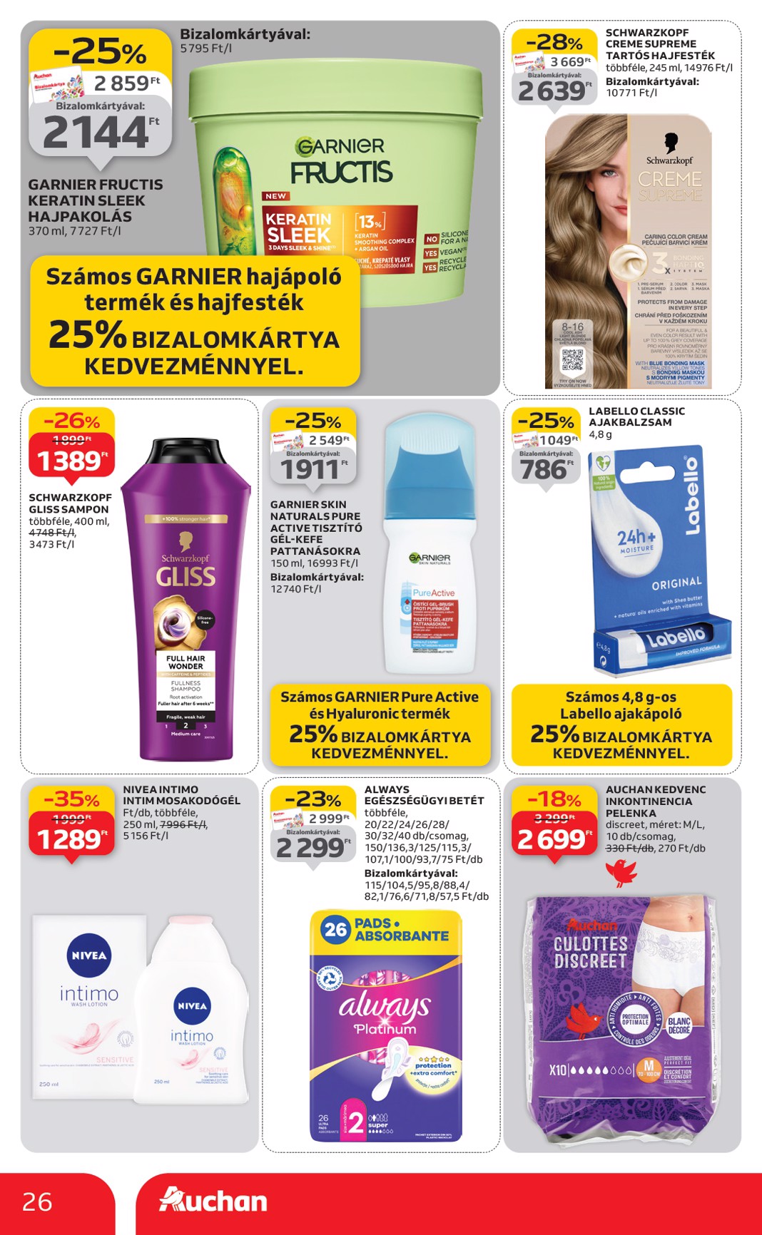 auchan - Auchan Hipermarket akciós újság, érvényes 01.02. - 01.07. - page: 26
