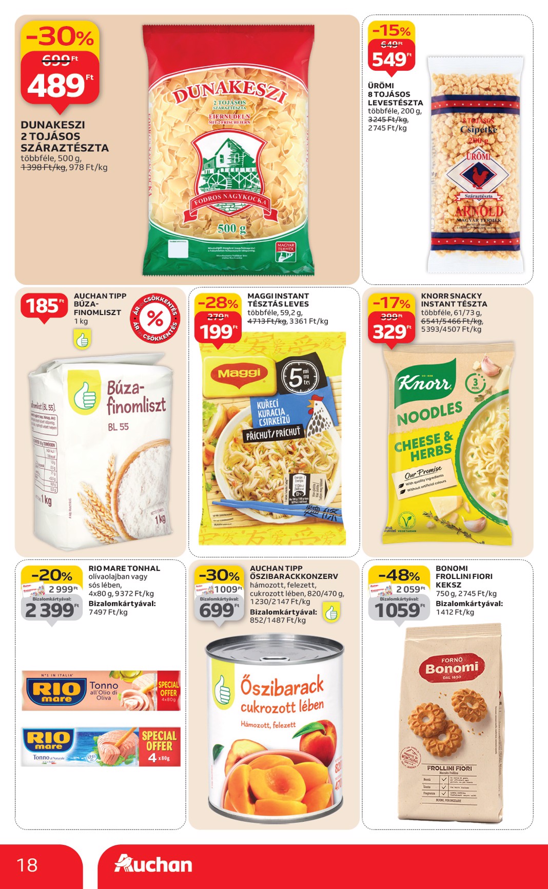 auchan - Auchan Hipermarket akciós újság, érvényes 01.02. - 01.07. - page: 18